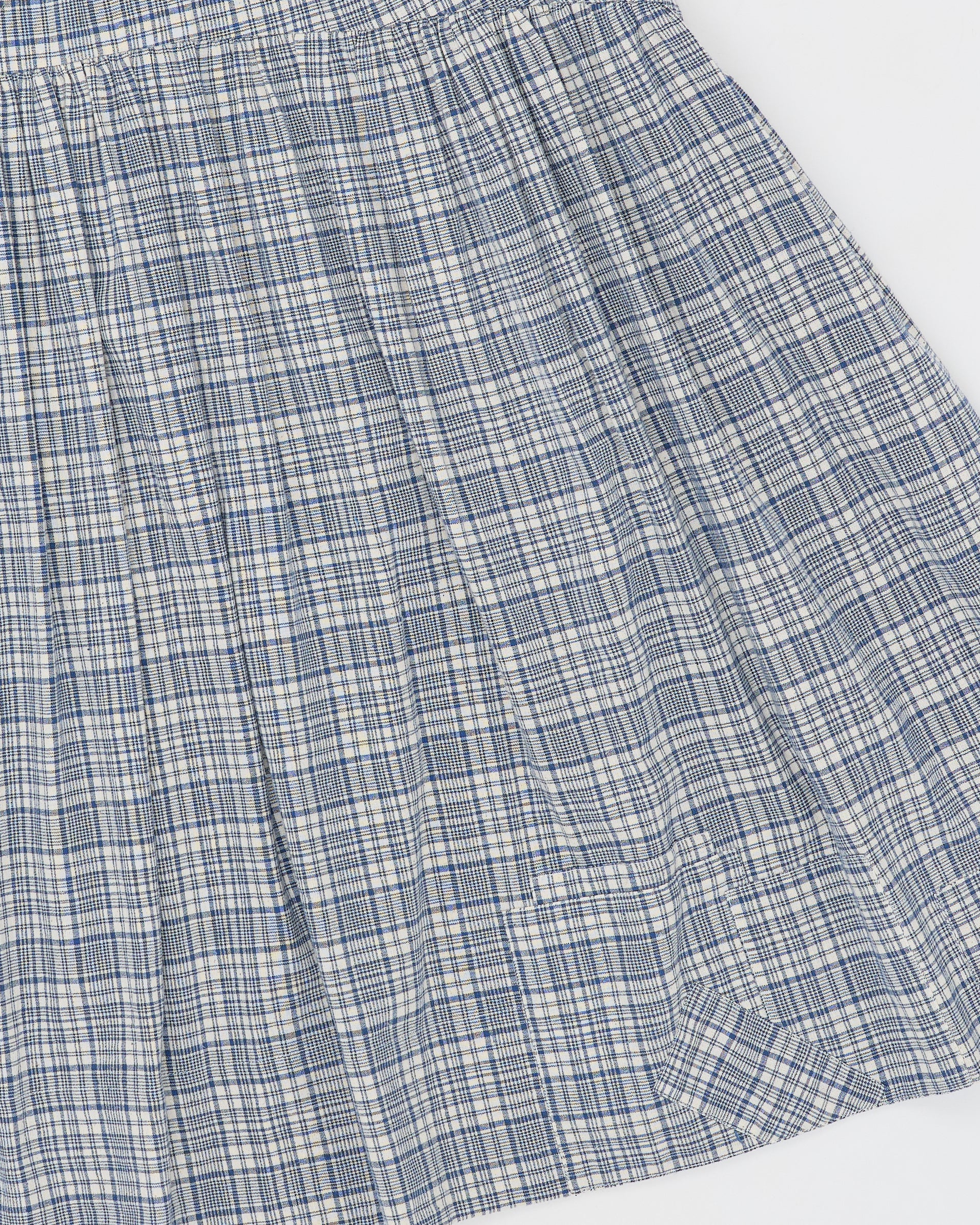Orbit Skirt - Indigo Check Picnic - Image 8