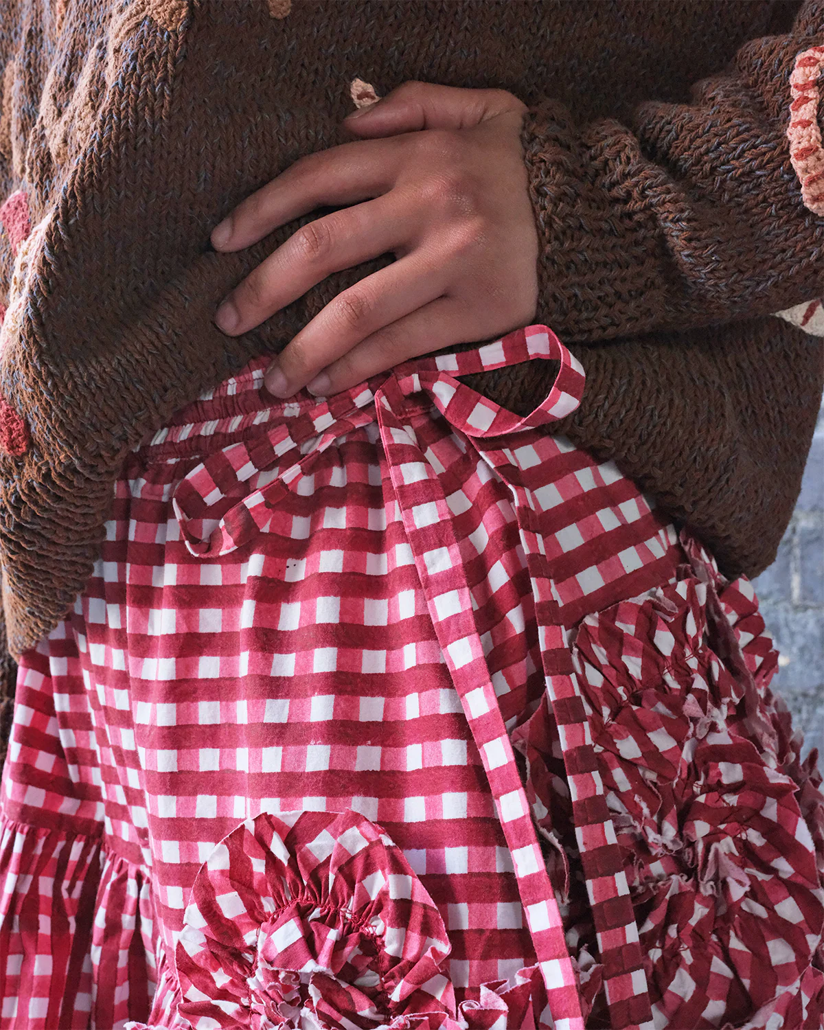 Orbit Skirt - Red Fossil - Image 7