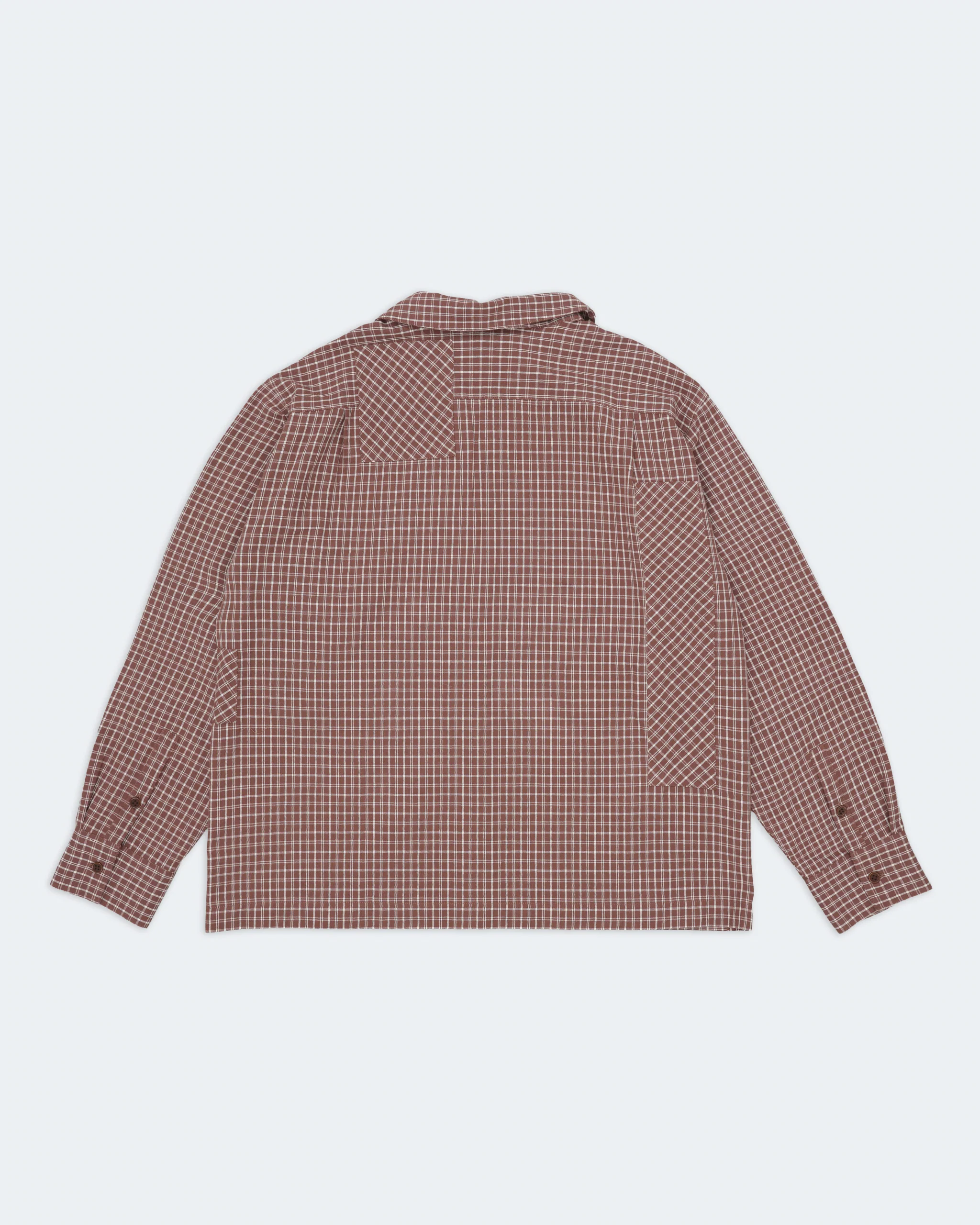 PA Shirt LS - Brown Check - Image 5