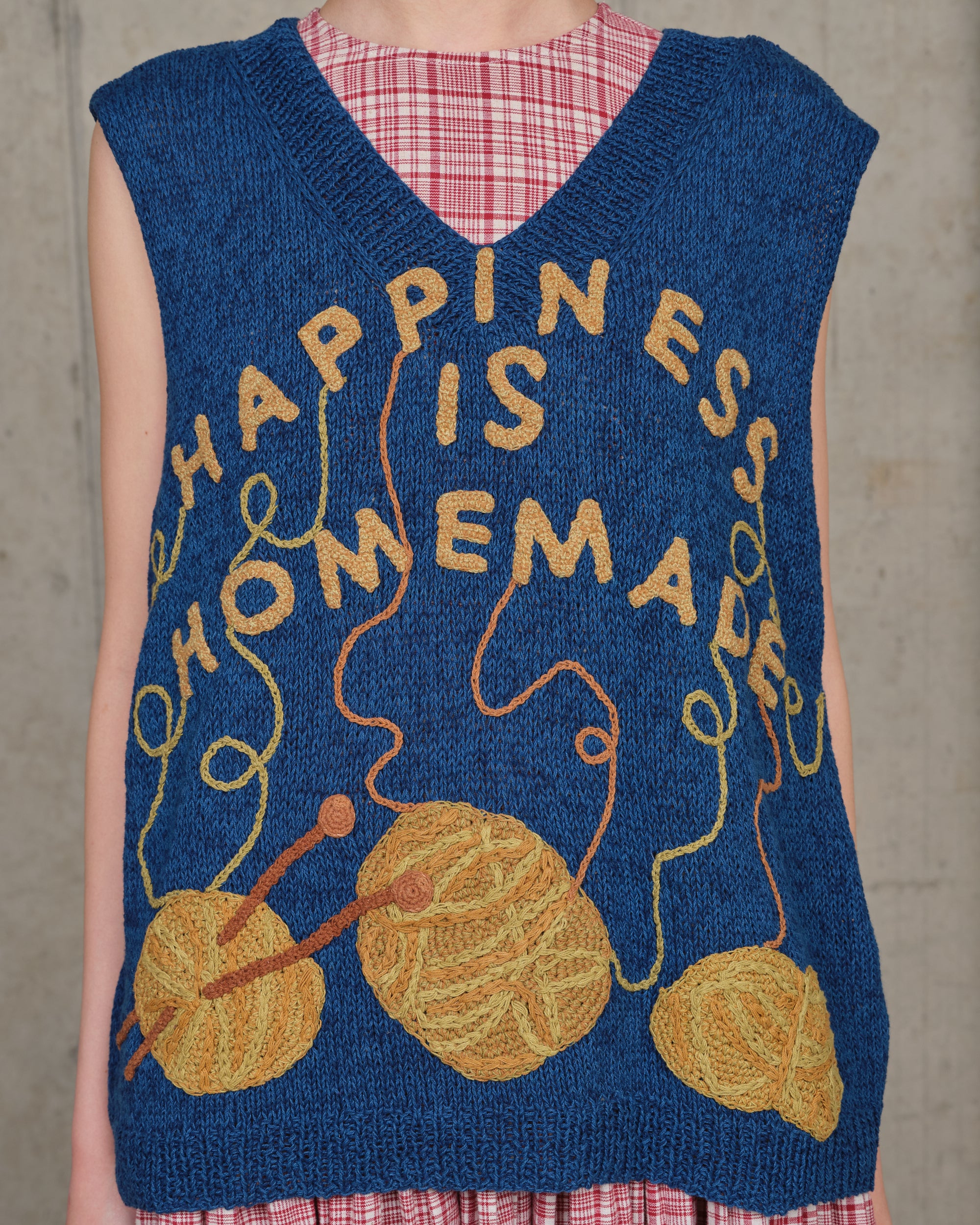 Party Knit Vest - Indigo Homemade - Image 5