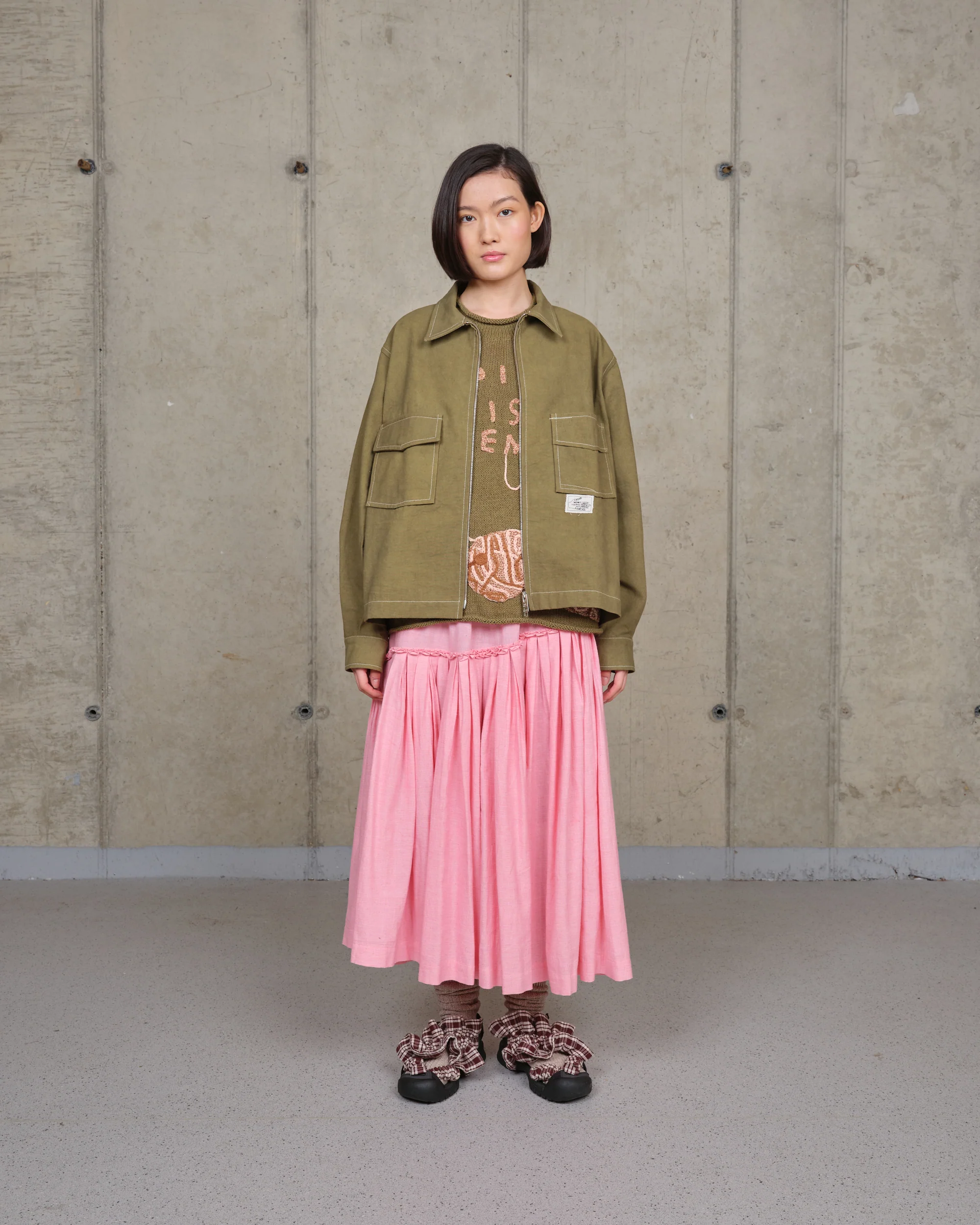 Pine Skirt - Pink Pleats - Image 9