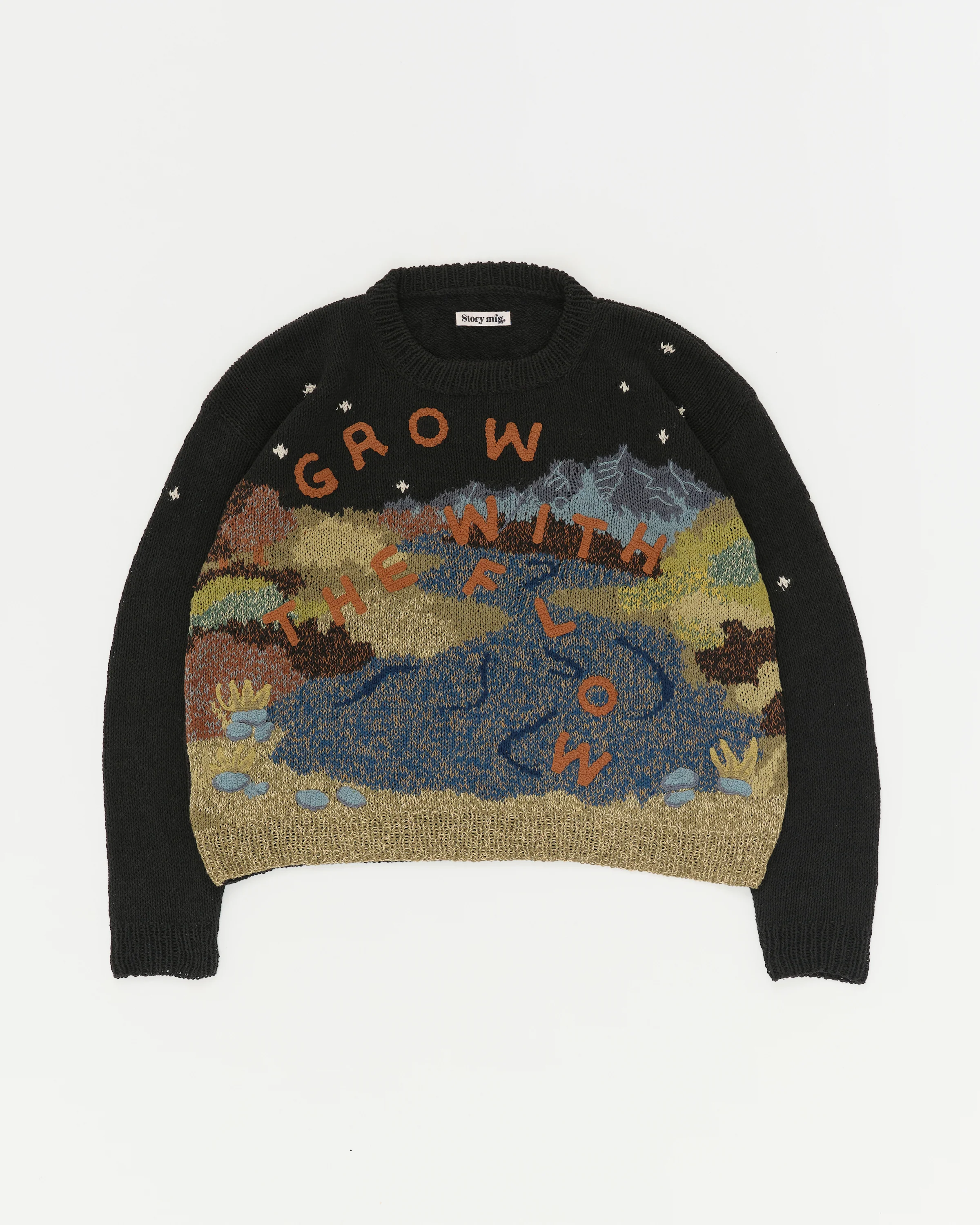 Piper Knit Jumper - Black Grow With The Flow - Image 3