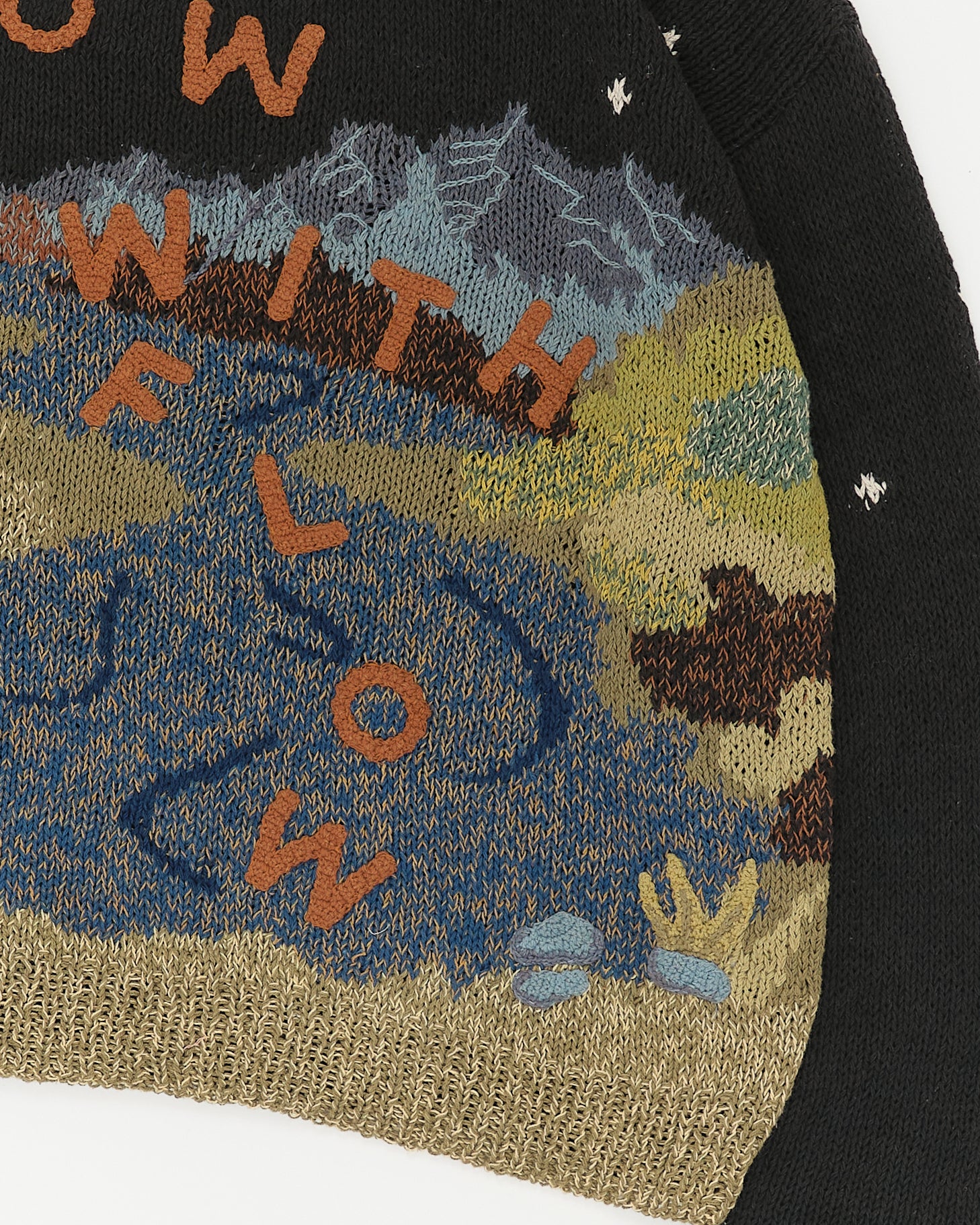 Piper Knit Jumper - Black Grow With The Flow - Image 7