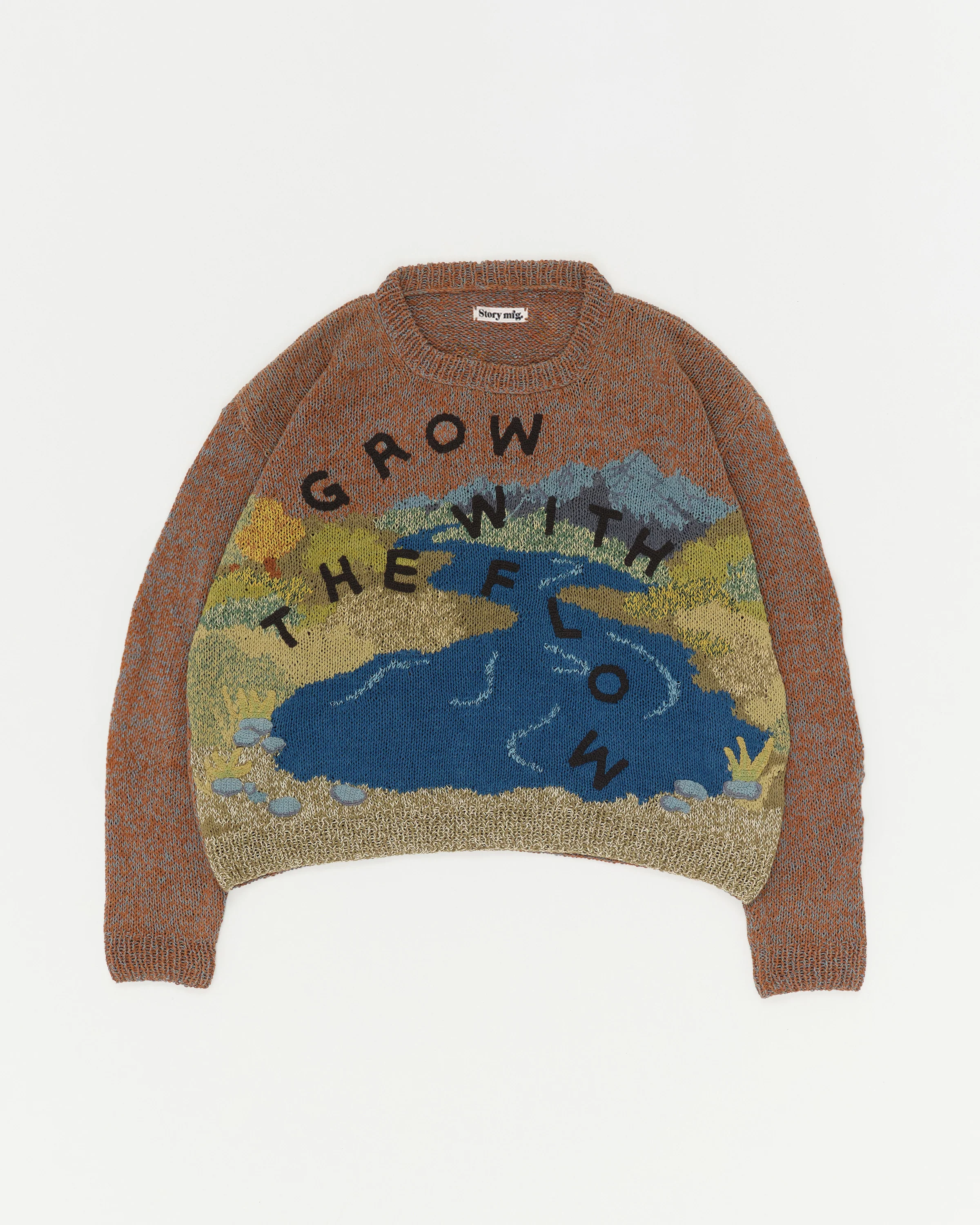 Piper Knit Jumper - Brown Grow With The Flow - Image 3