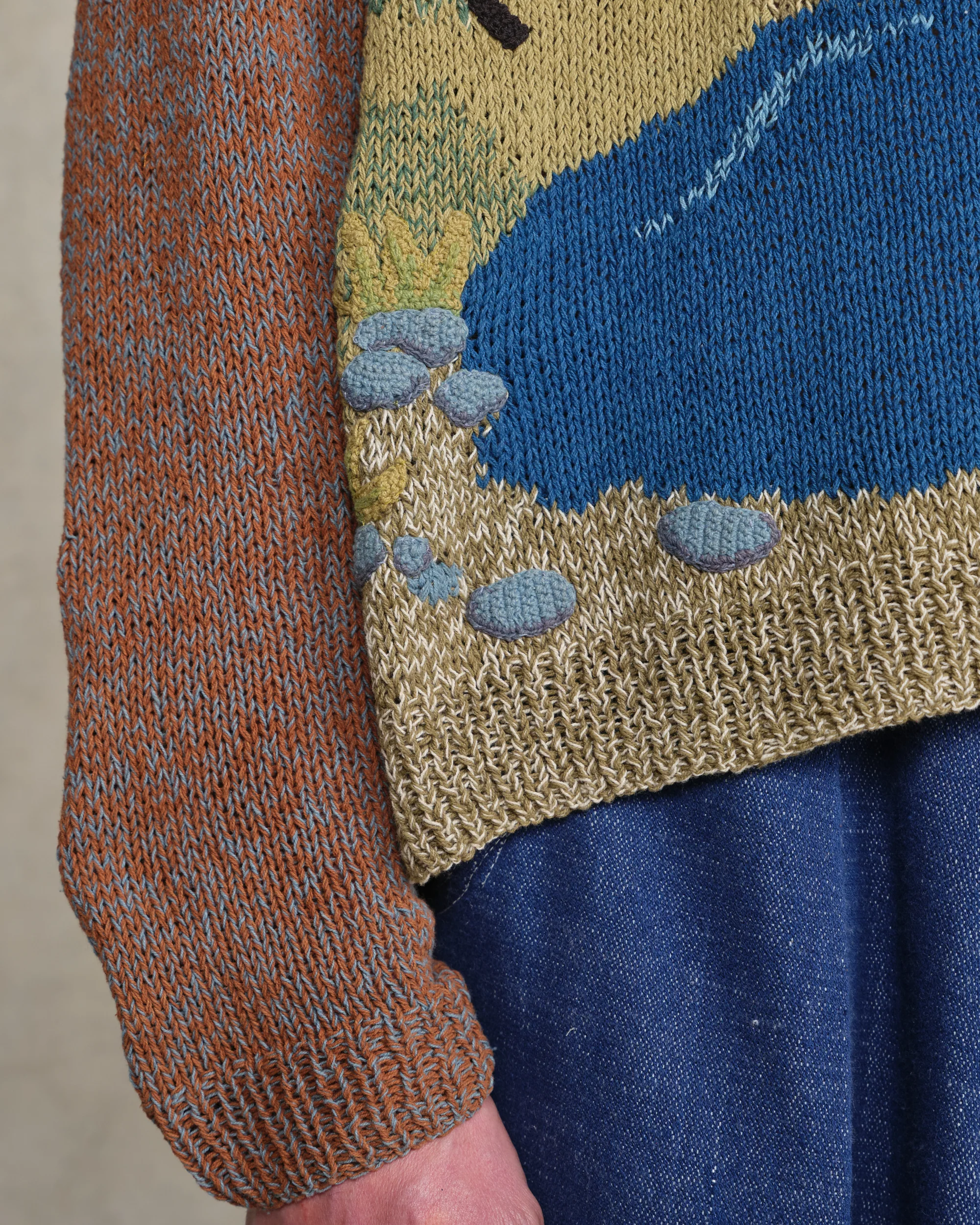 Piper Knit Jumper - Brown Grow With The Flow - Image 7