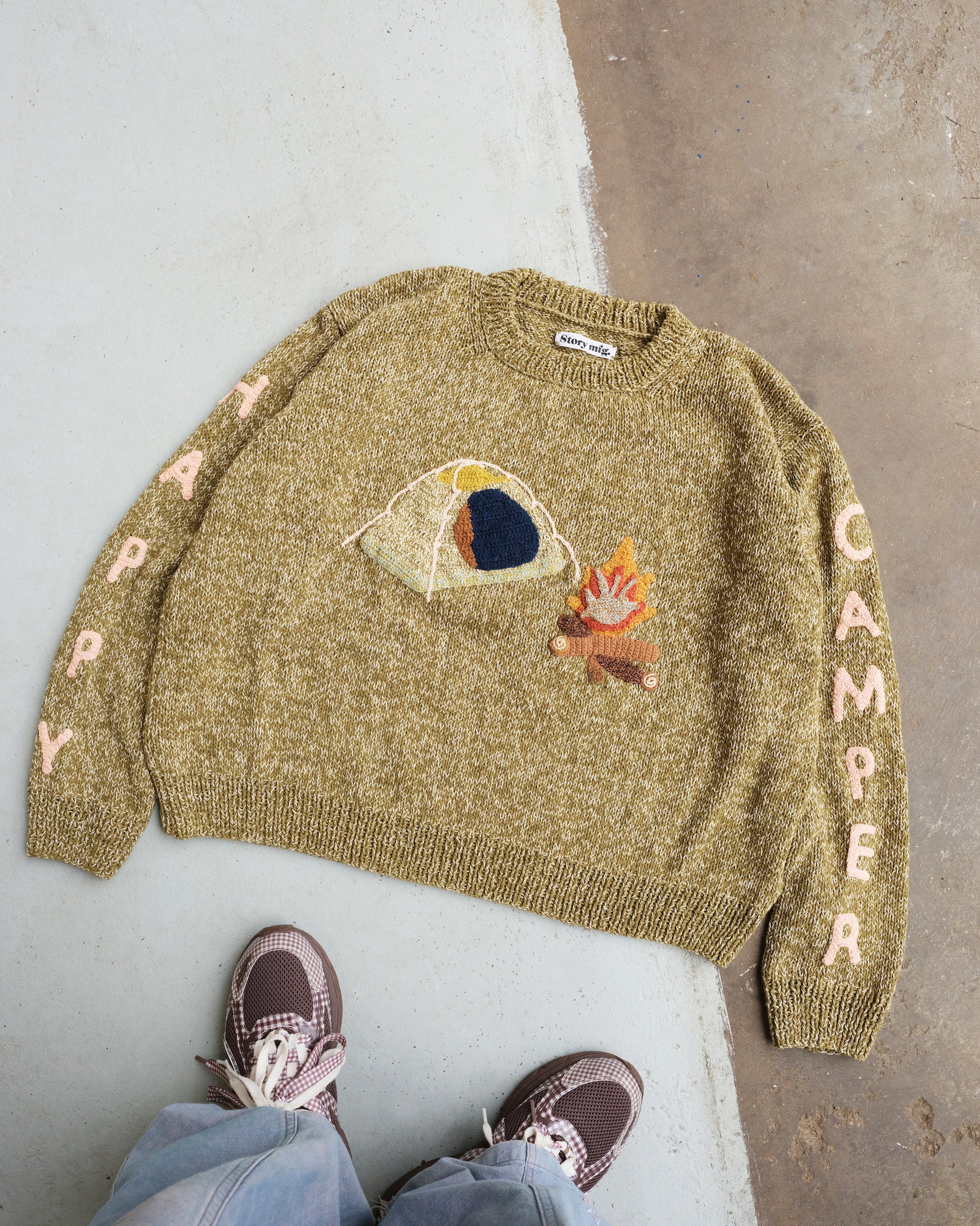Piper Knit Jumper - Happy Camper - Image 3