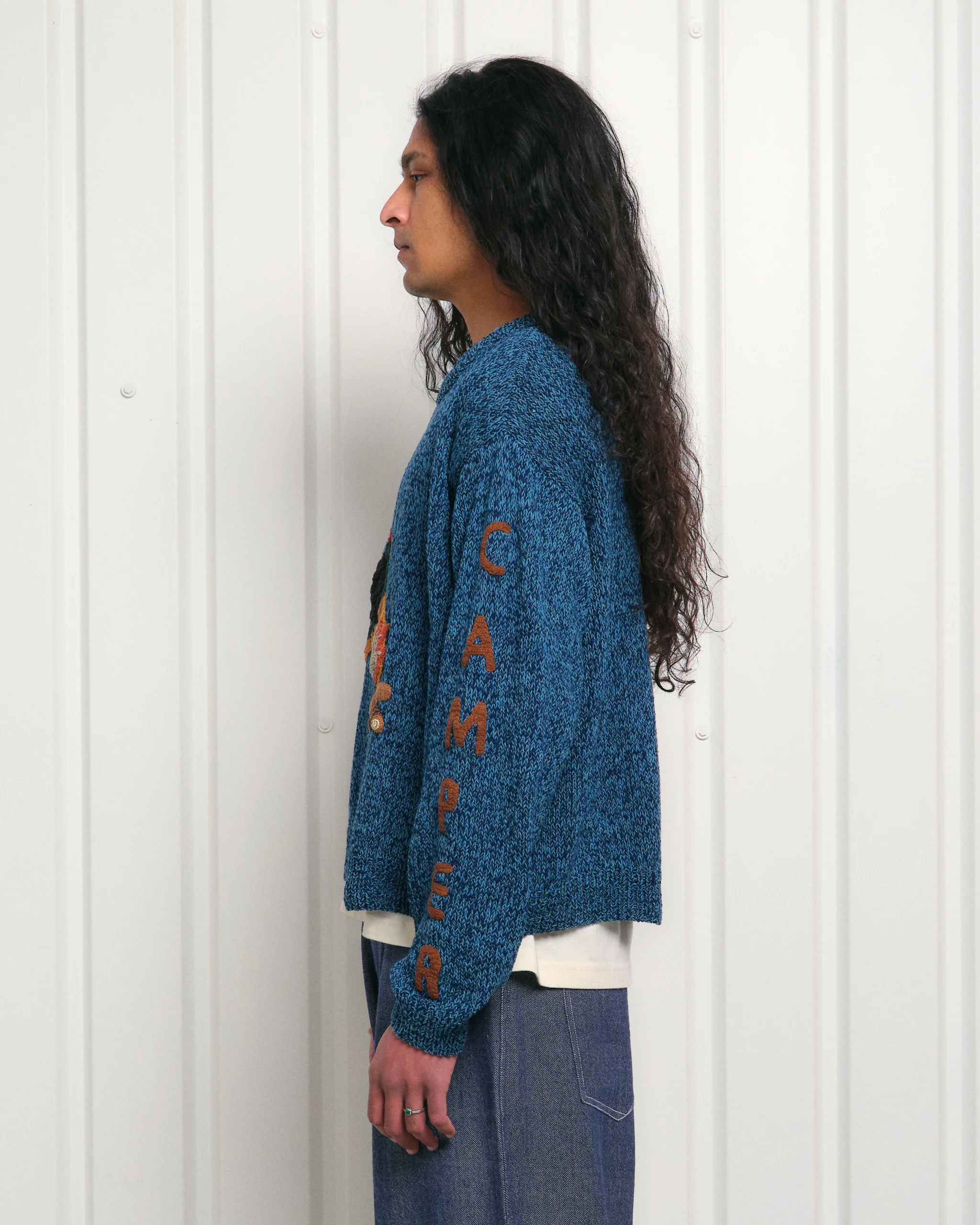 Piper Knit Jumper - Happy Camper Indigo - Image 7