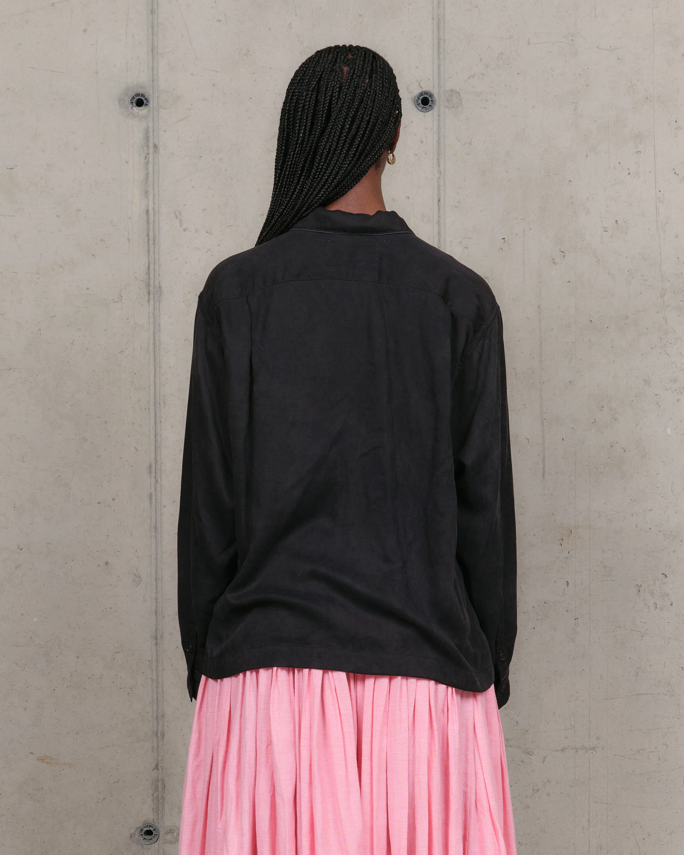 PJ Shirt - Black Tencel - Image 7