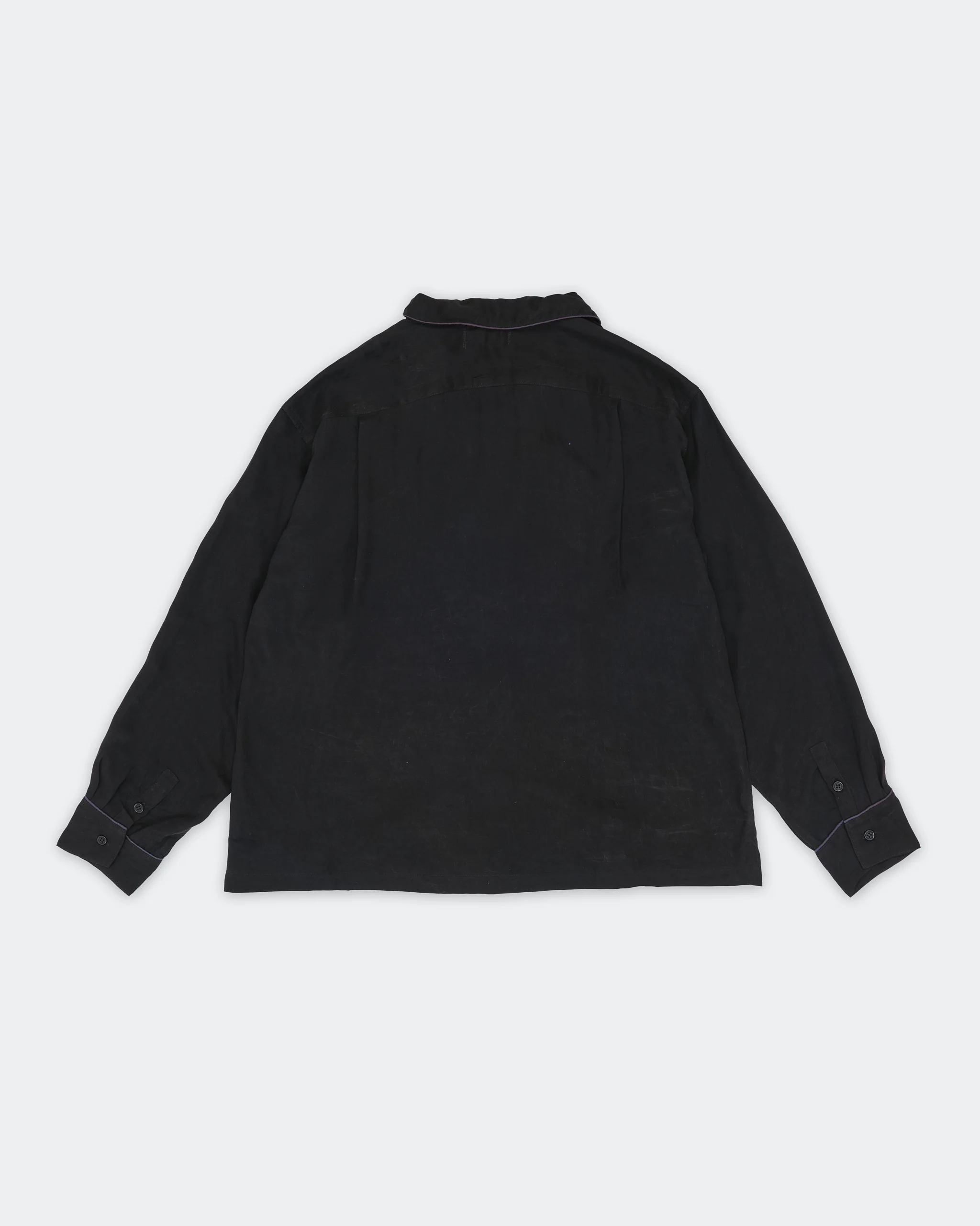 PJ Shirt - Black Tencel - Image 8