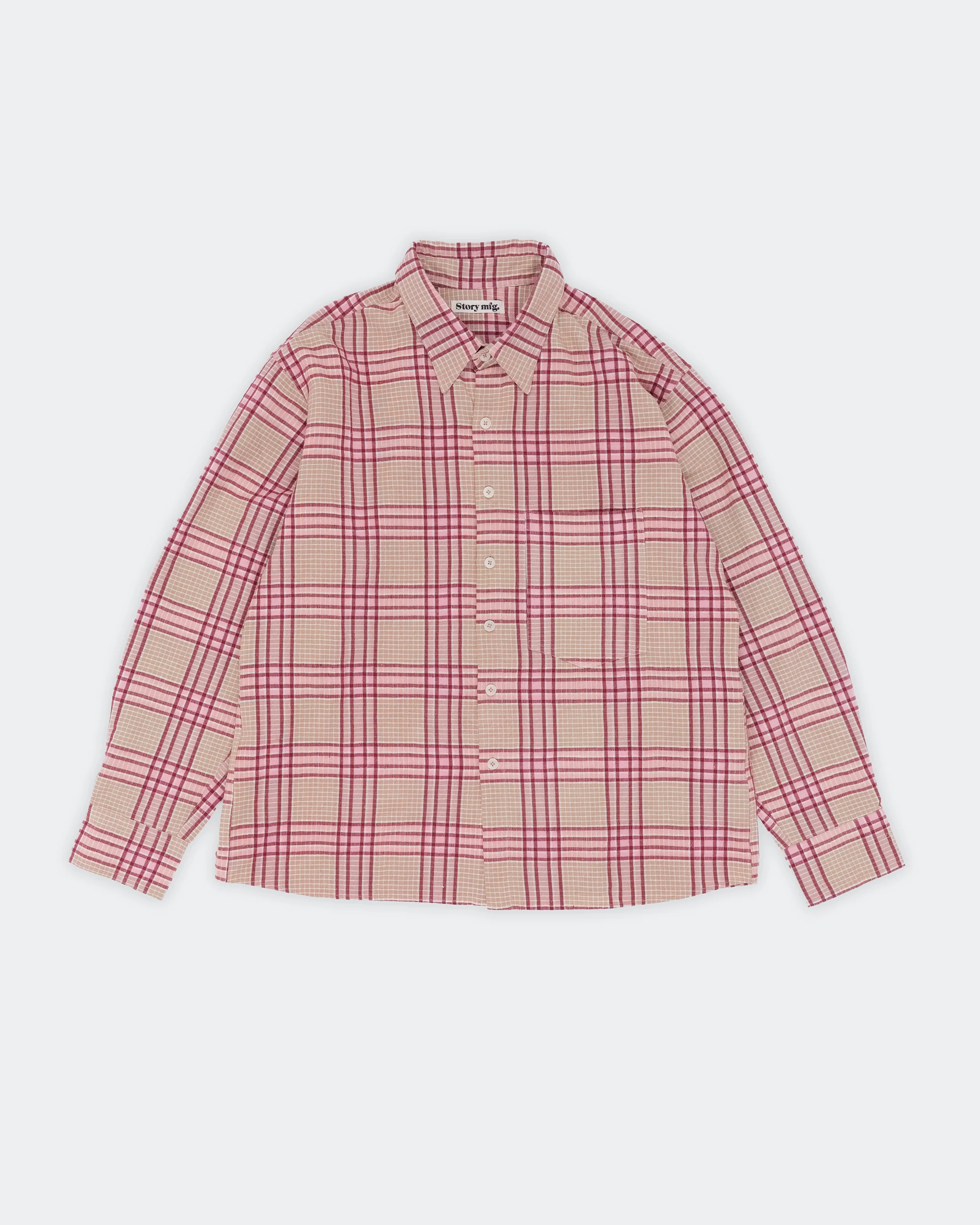 Plane Shirt - Flora Check Handloom - Image 3