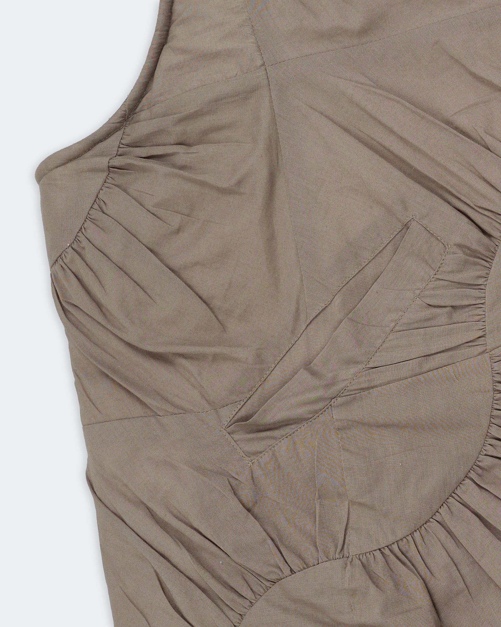 Pluto Vest - Khaki Wandering Patchwork - Image 8