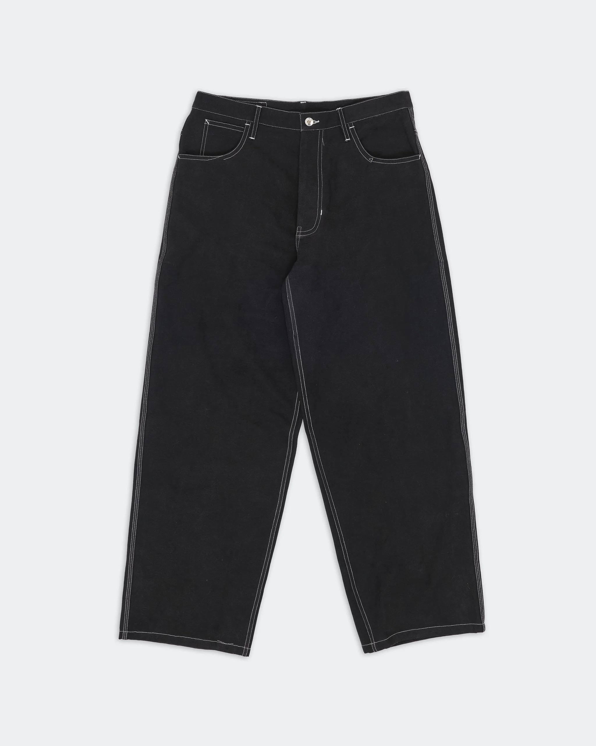 Poetry Pants - Black Wonky-Wear - Image 3