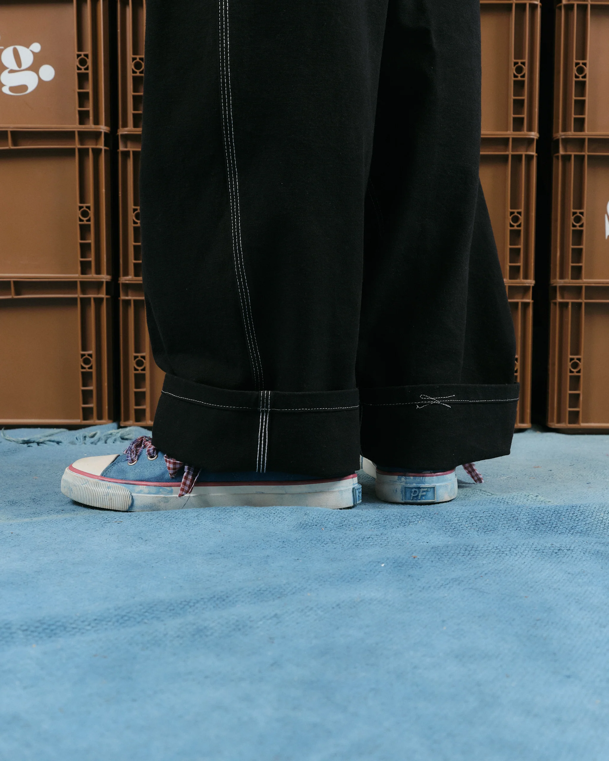 Poetry Pants - Black Wonky-Wear - Image 7