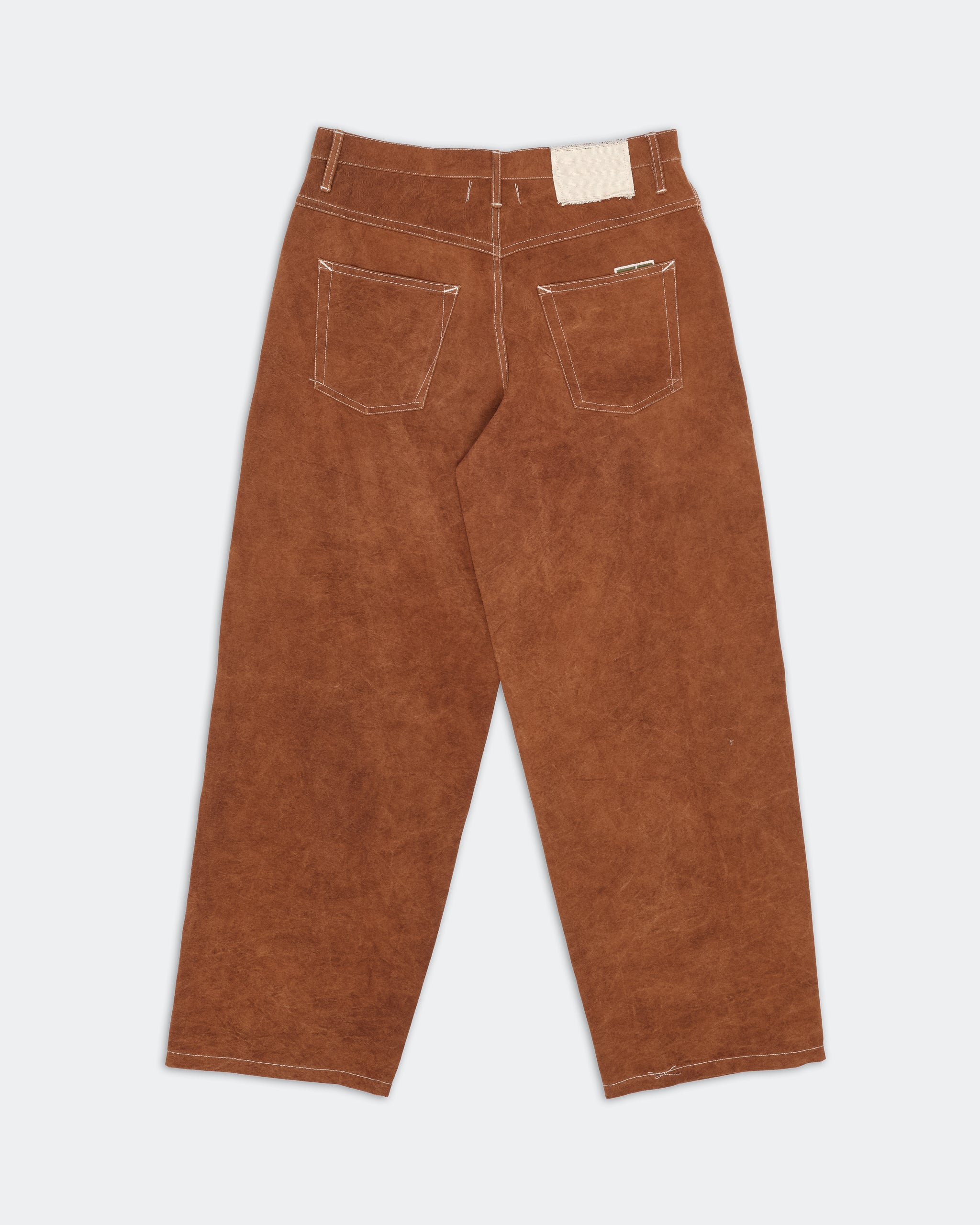 Poetry Pants - Brown Wonky-Wear - Image 10
