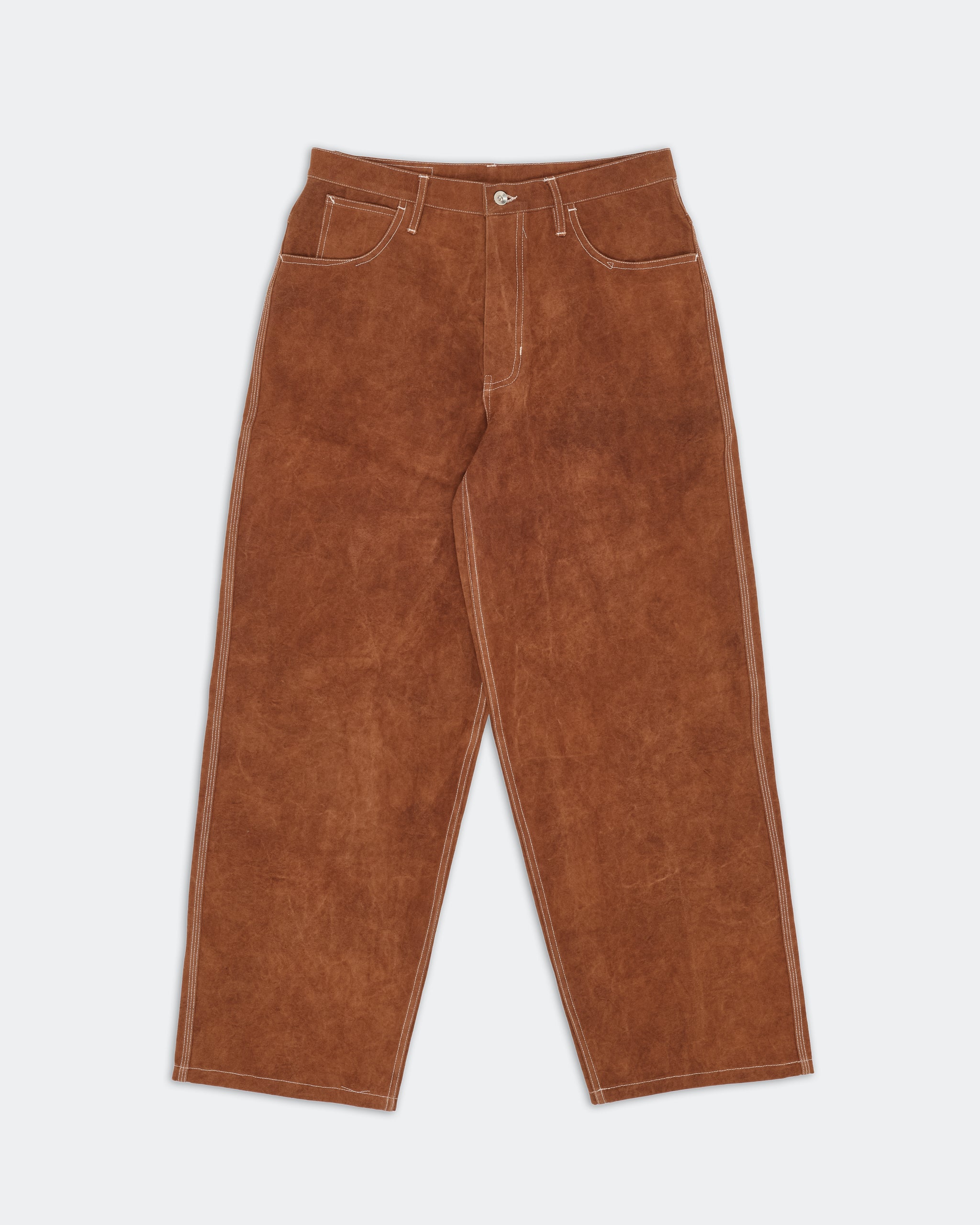 Poetry Pants - Brown Wonky-Wear - Image 3