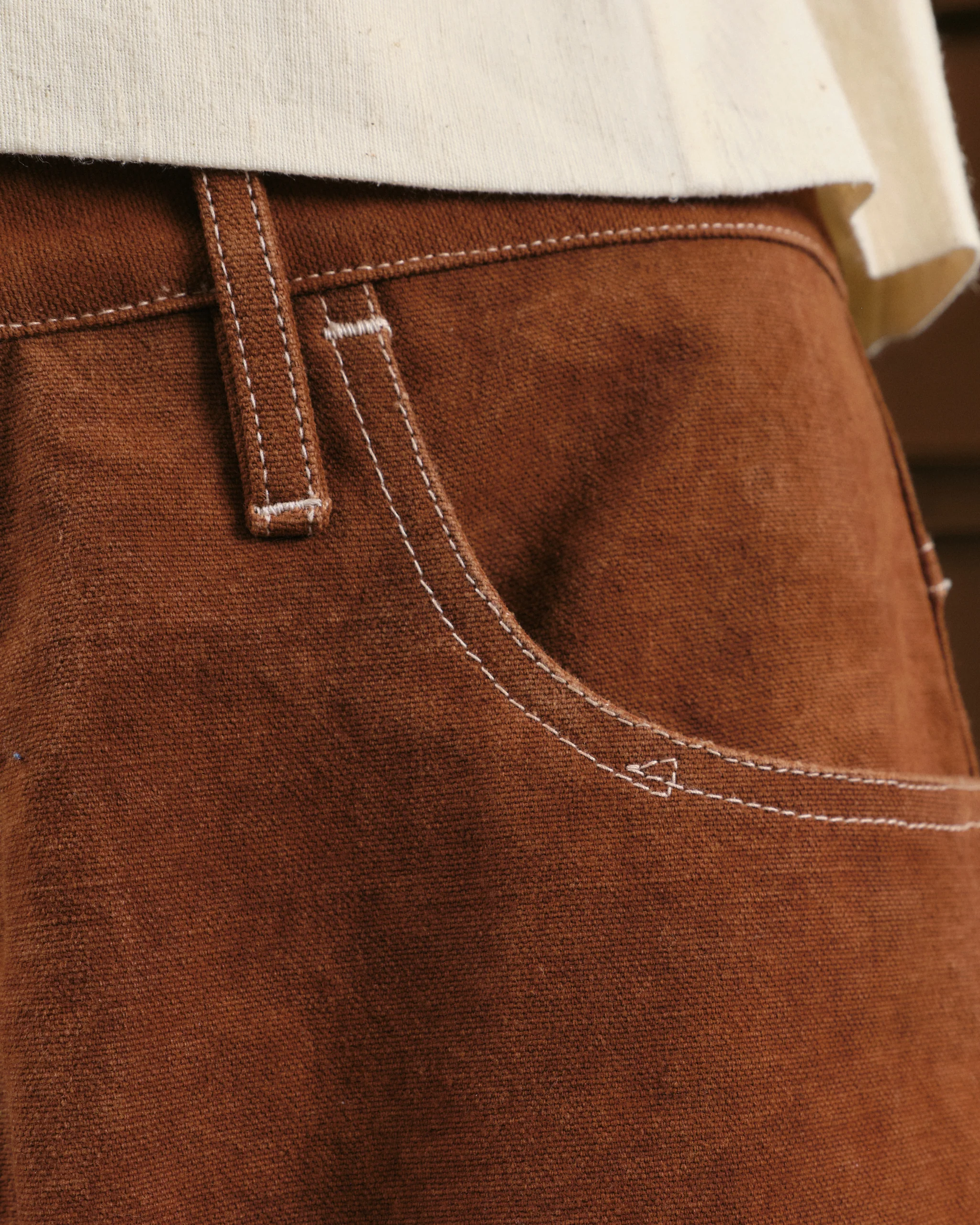 Poetry Pants - Brown Wonky-Wear - Image 5