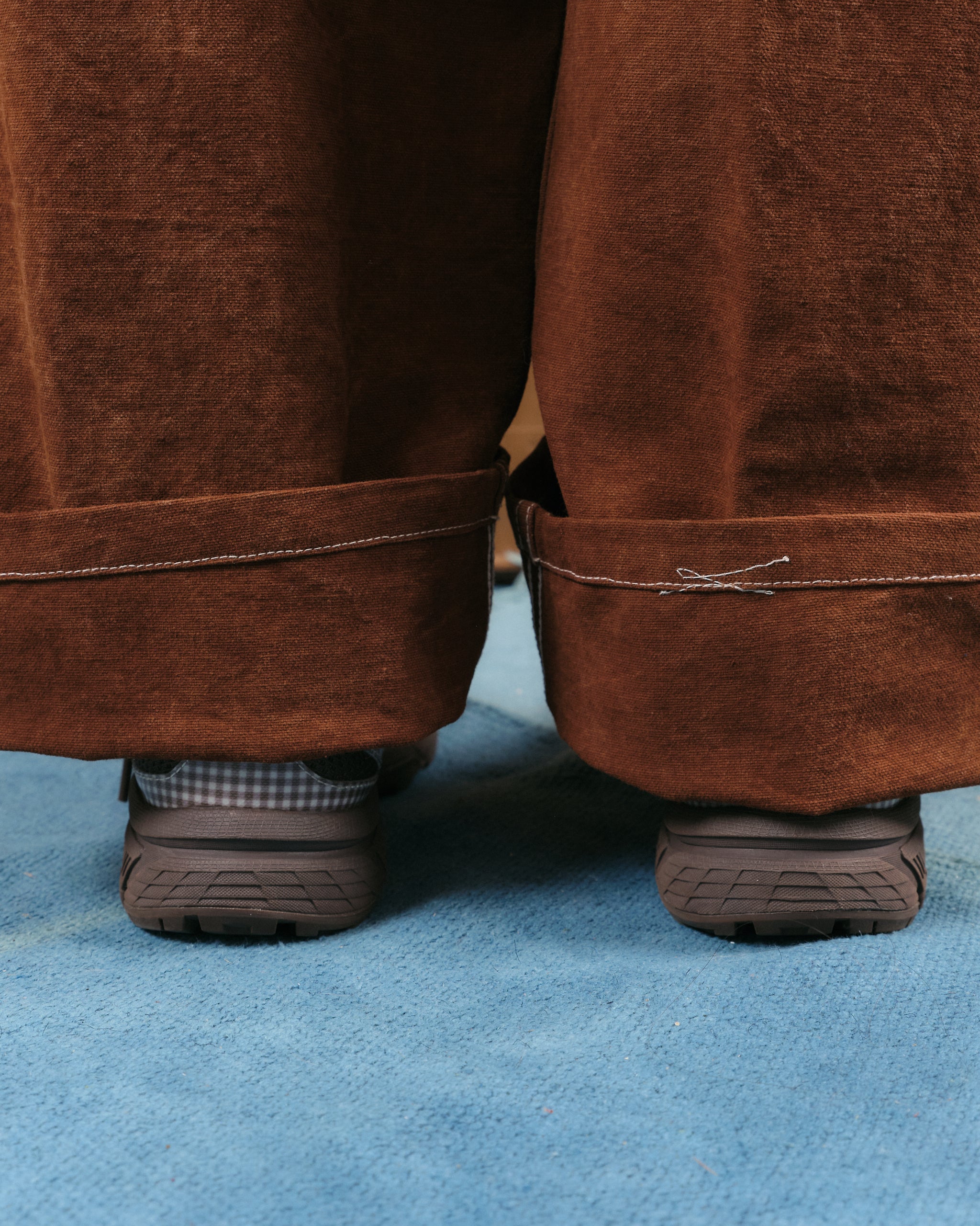 Poetry Pants - Brown Wonky-Wear - Image 8