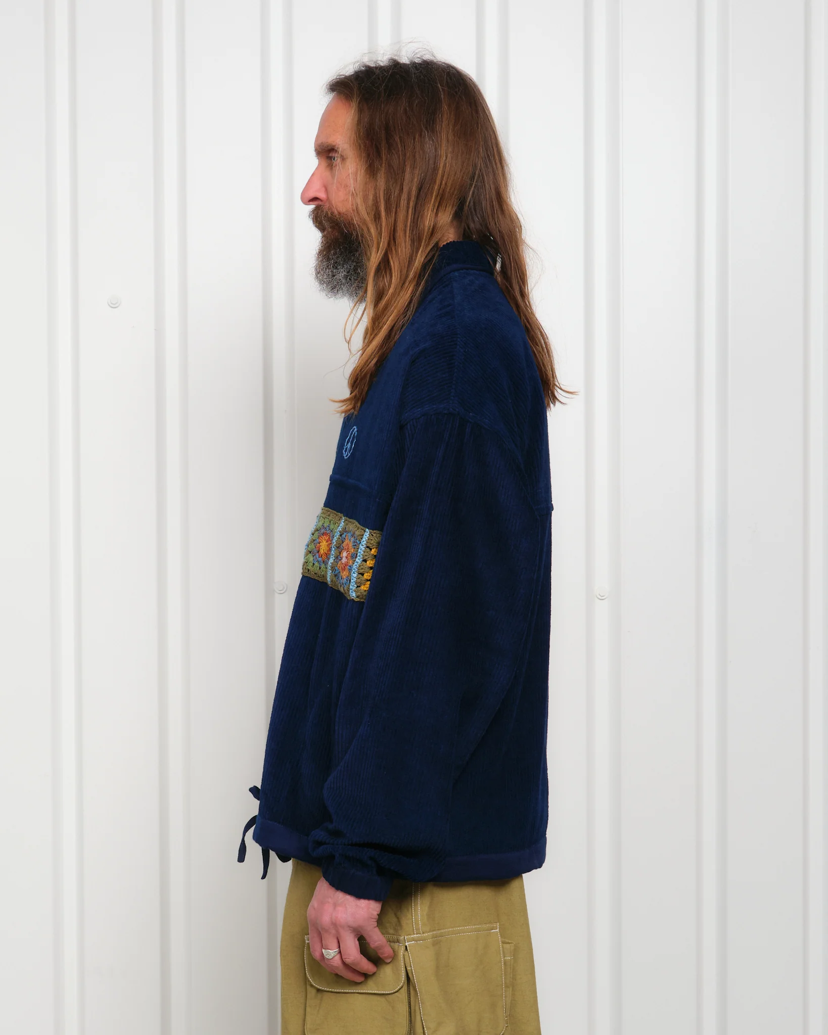 Polite Pullover - Indigo Corduroy - Image 4