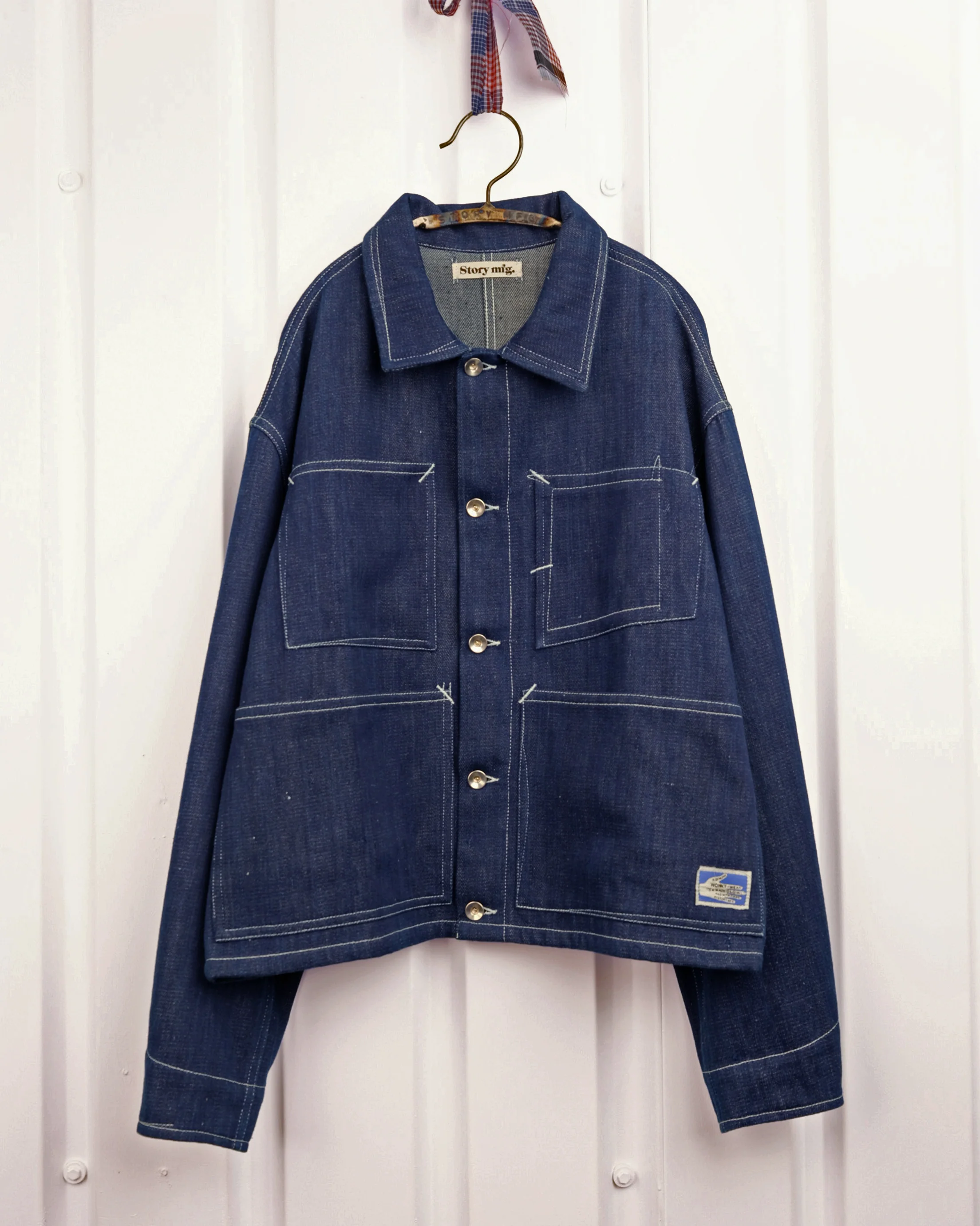 Post Jacket - Indigo Selvedge Denim - Image 6