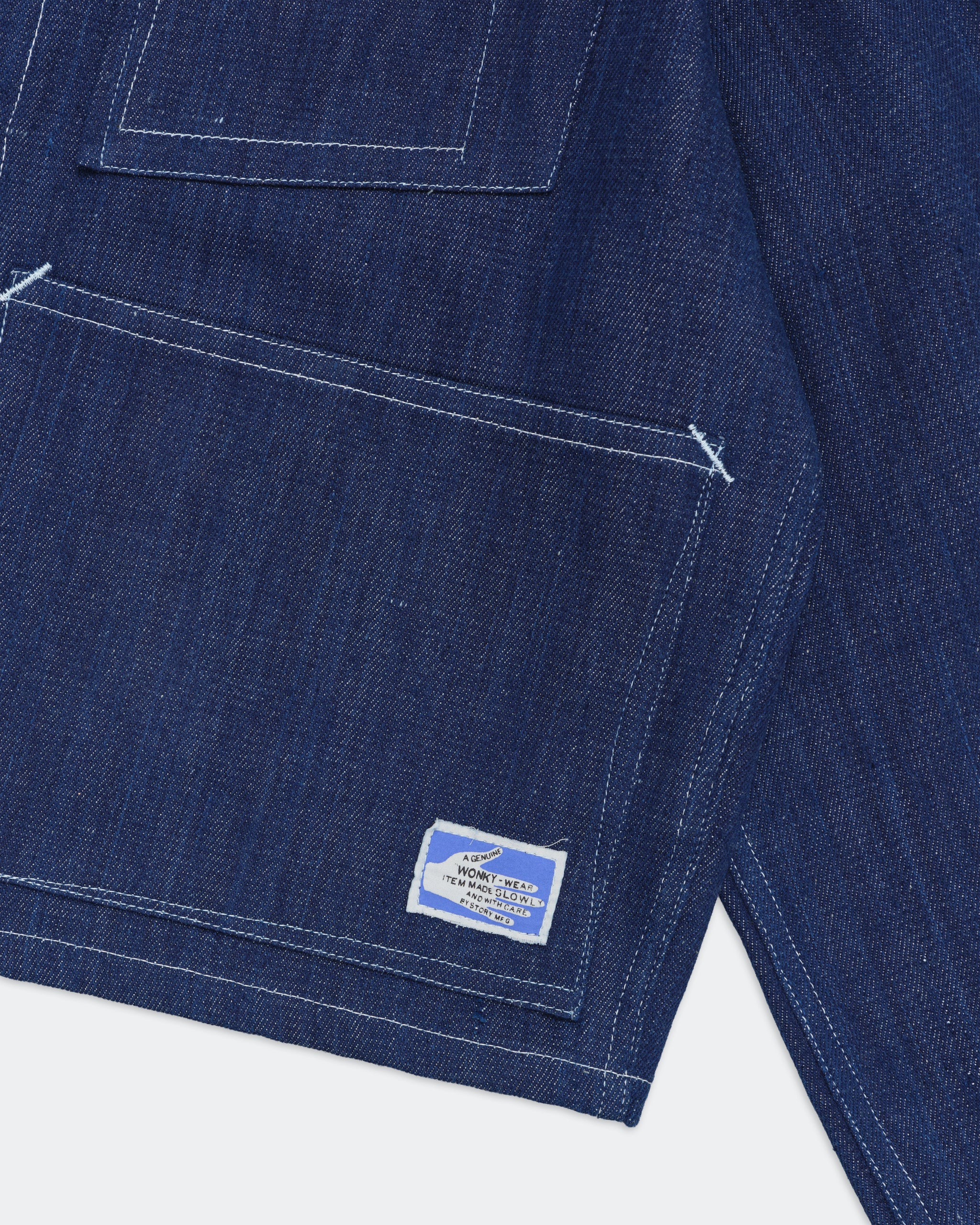 Post Jacket - Indigo Selvedge Denim - Image 7