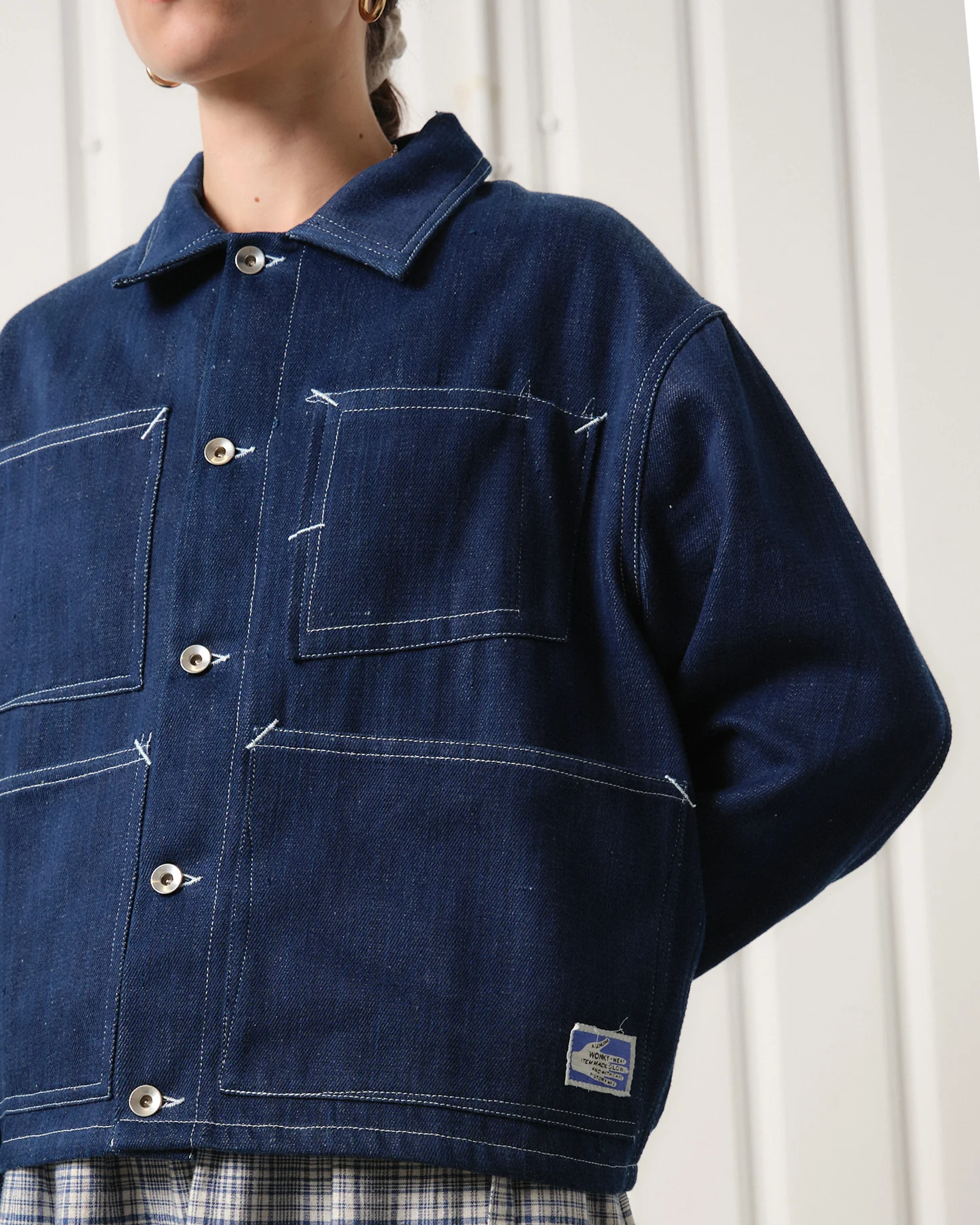 Post Jacket - Indigo Selvedge Denim - Image 8