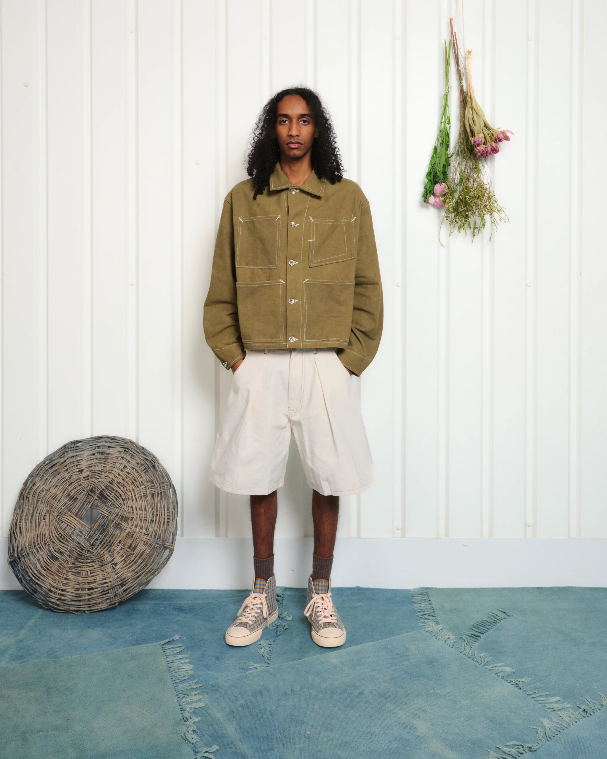 Post Jacket - Olive Wonky-Wear - Image 2