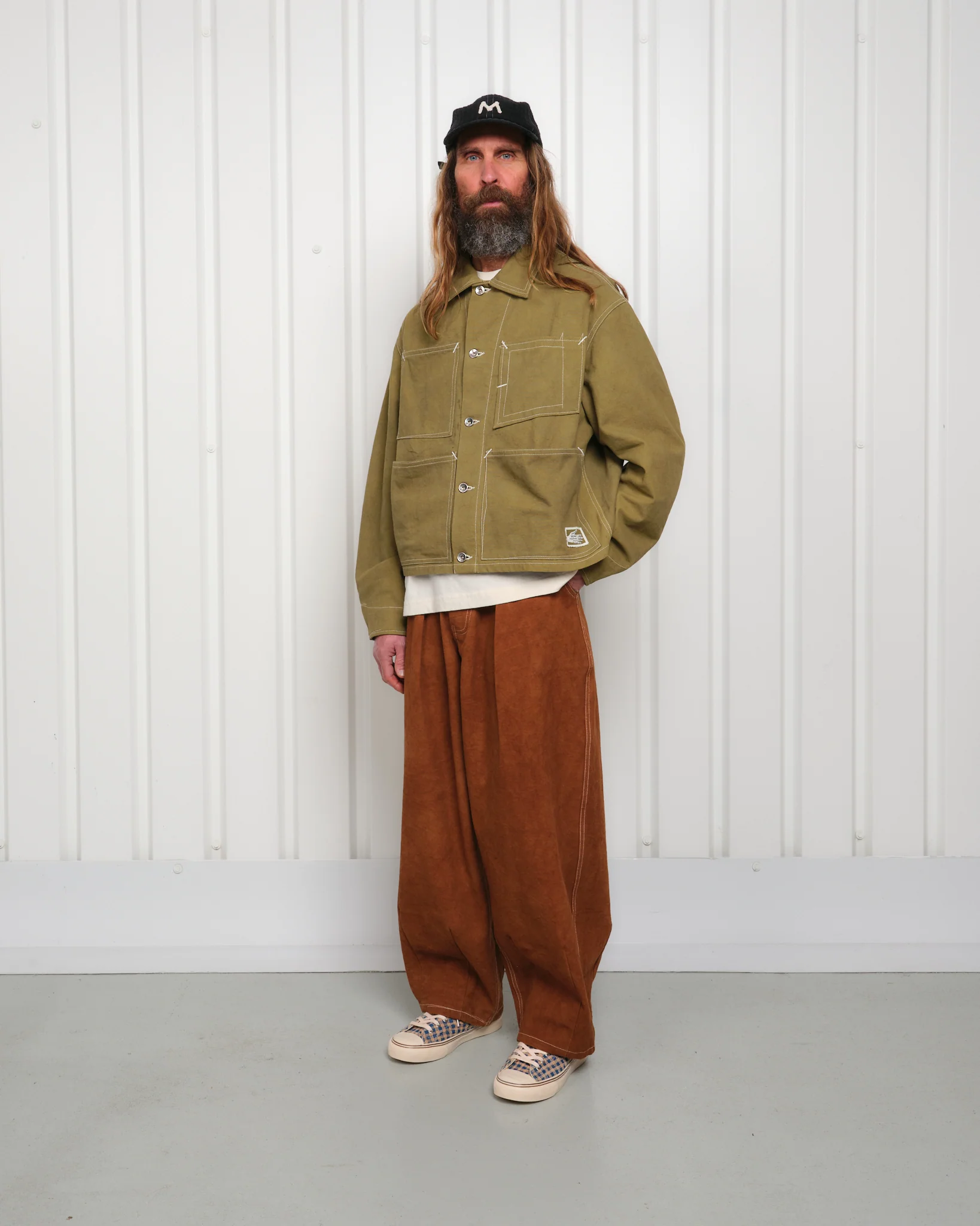 Post Jacket - Olive Wonky-Wear - Image 4