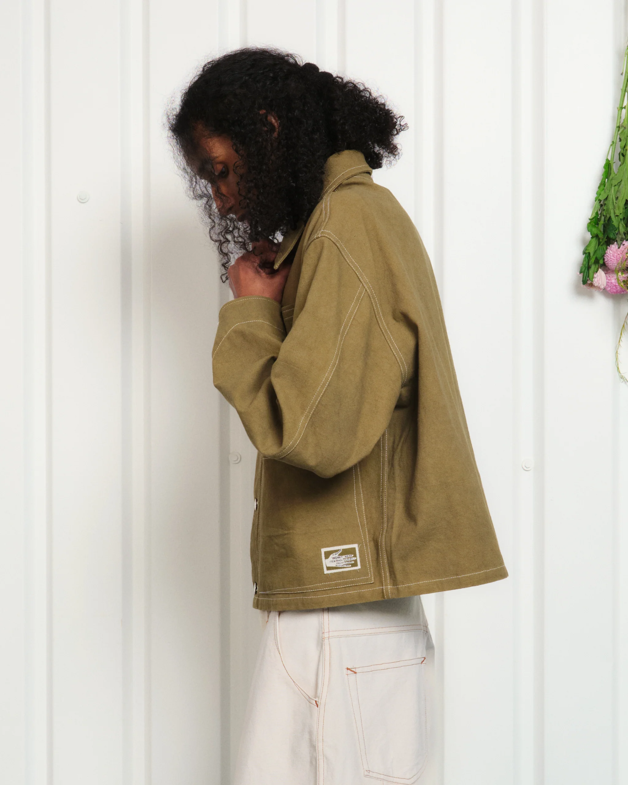 Post Jacket - Olive Wonky-Wear - Image 6