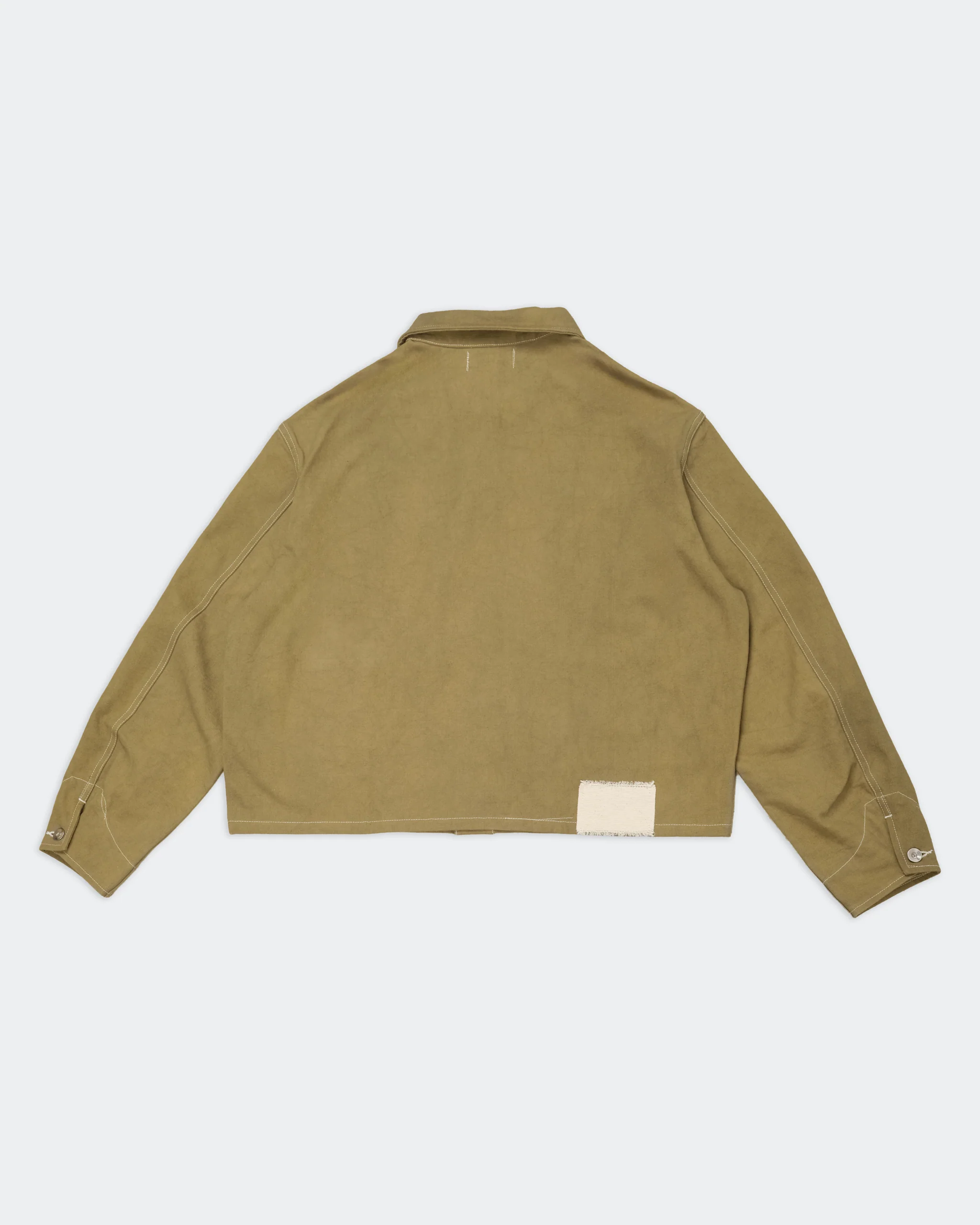 Post Jacket - Olive Wonky-Wear - Image 8
