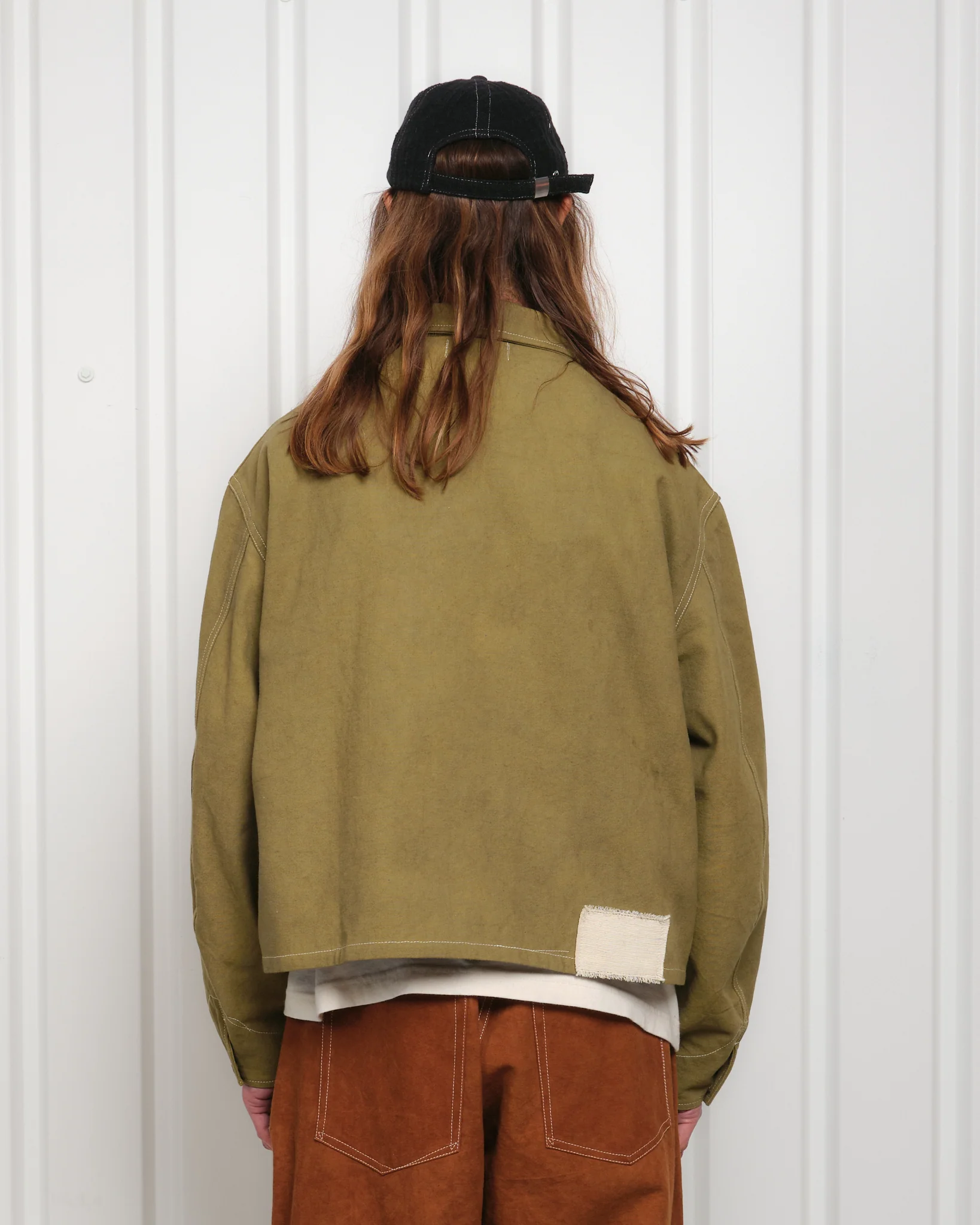 Post Jacket - Olive Wonky-Wear - Image 9