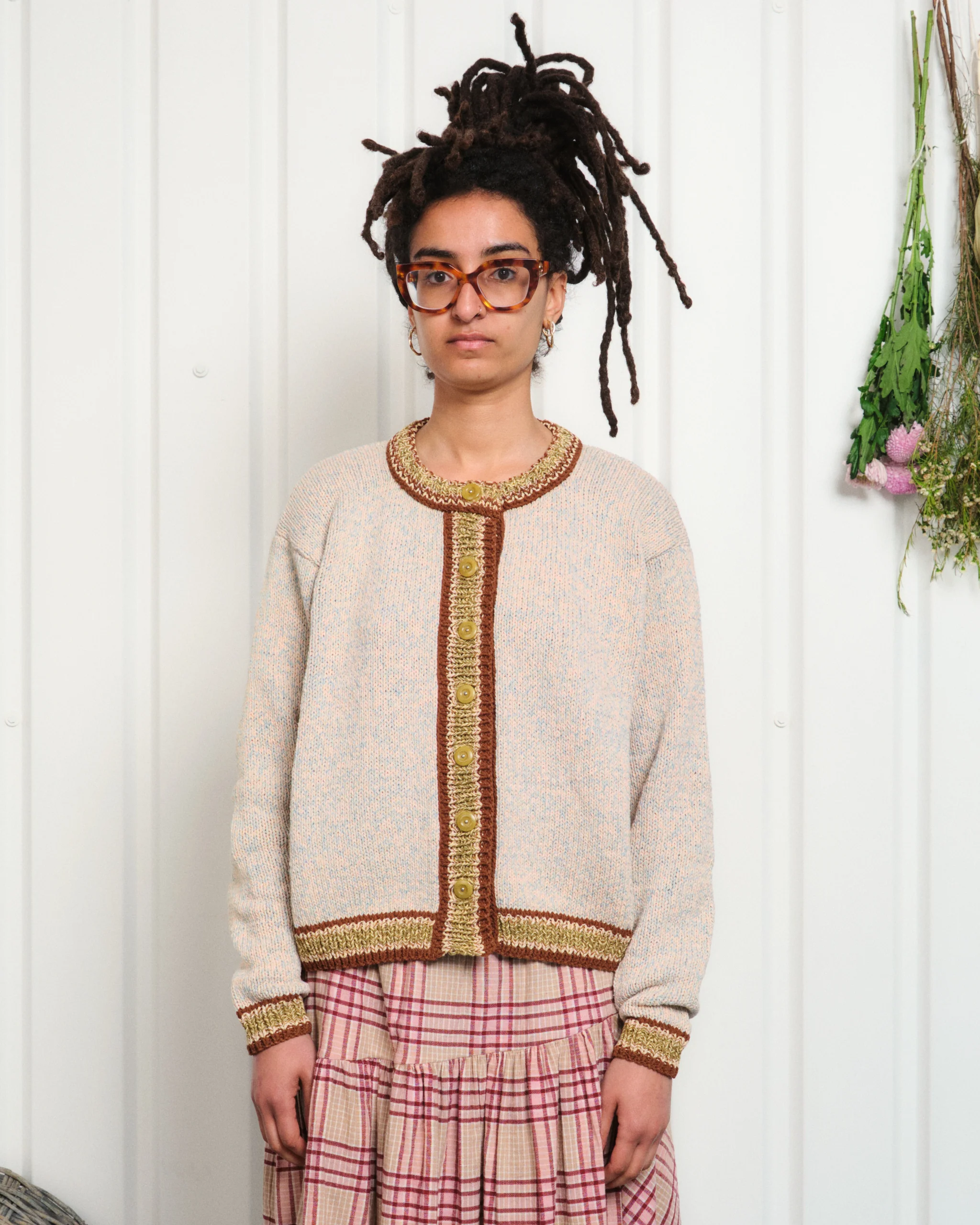 Root Knit Cardigan - Blush