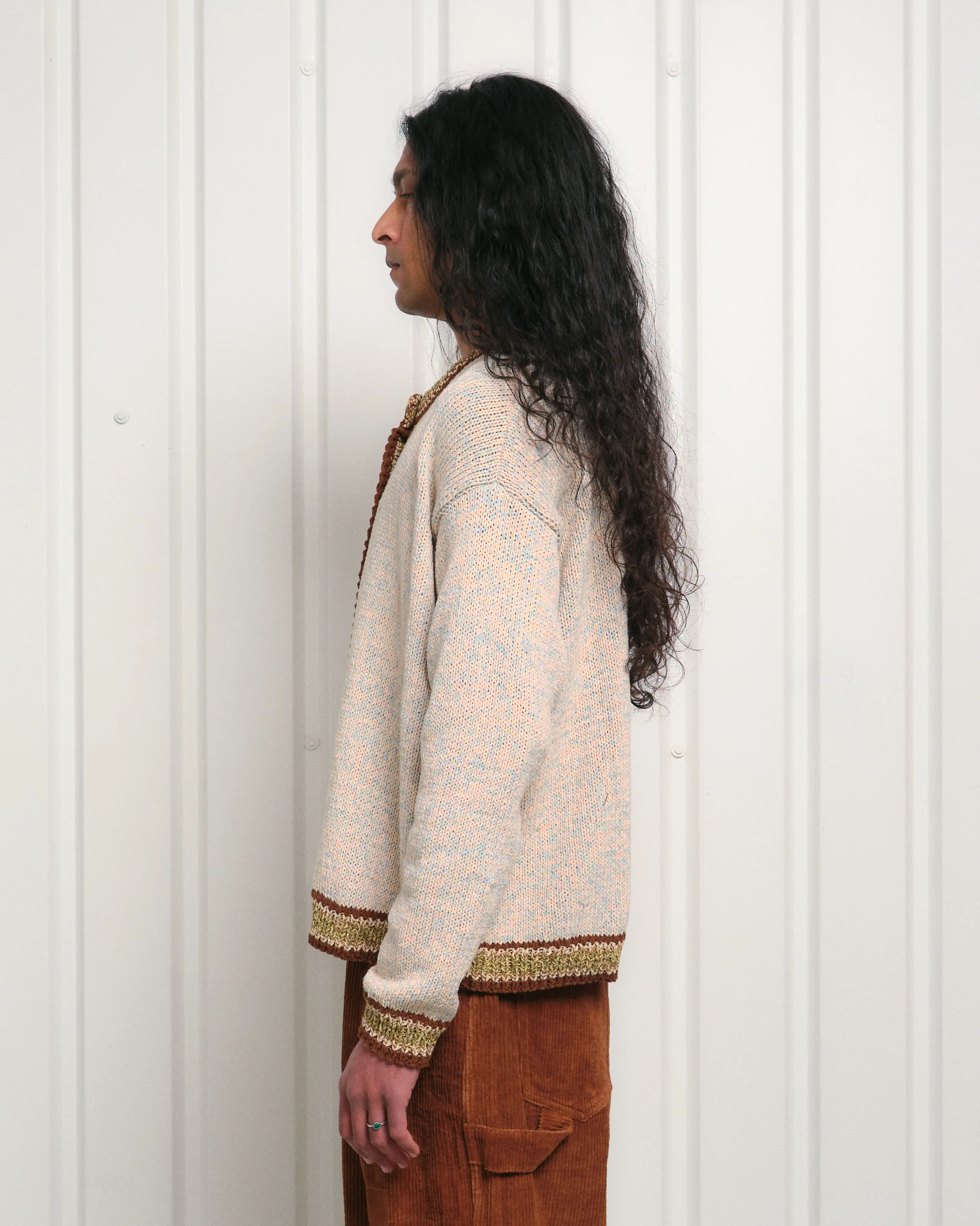 Root Knit Cardigan - Blush - Image 6