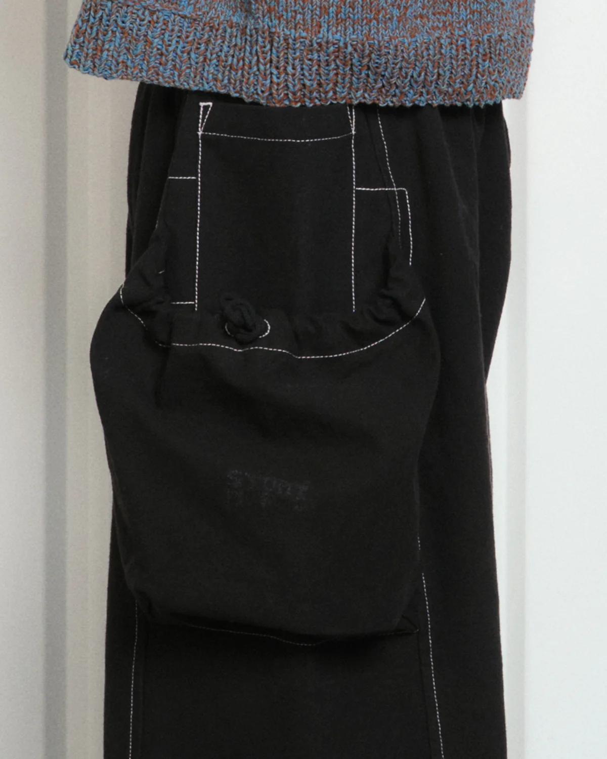 Salt Pants - Black Slub Contrast - Image 3