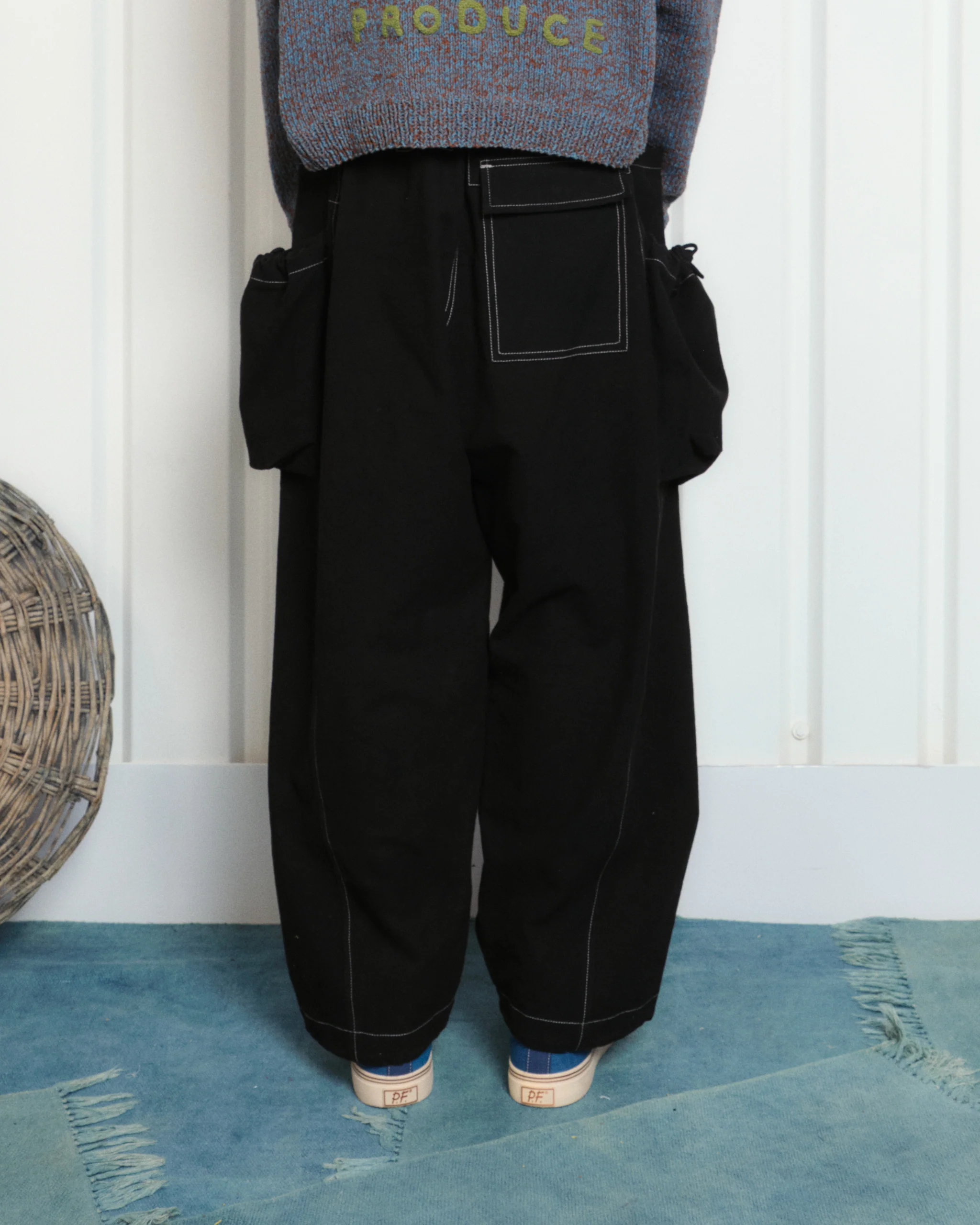 Salt Pants - Black Slub Contrast - Image 7