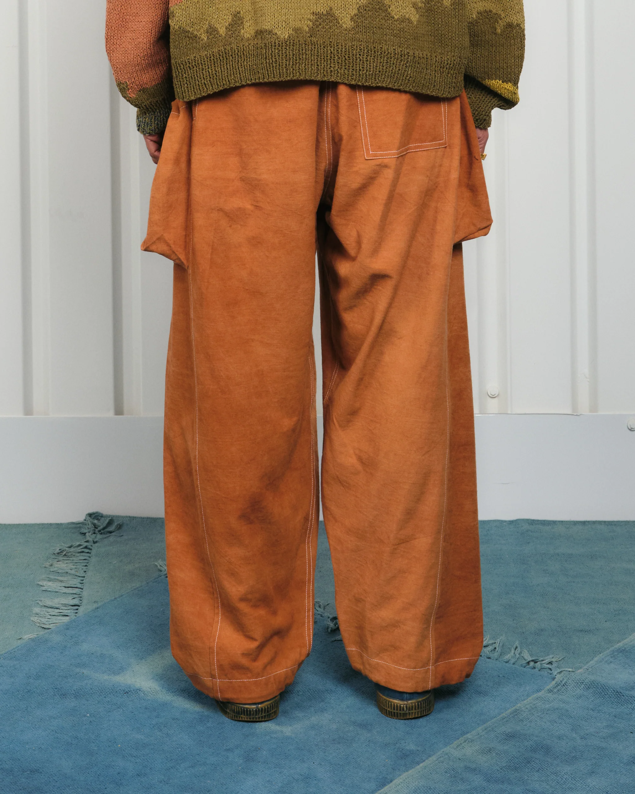 Salt Pants - Brown Contrast Slub - Image 6