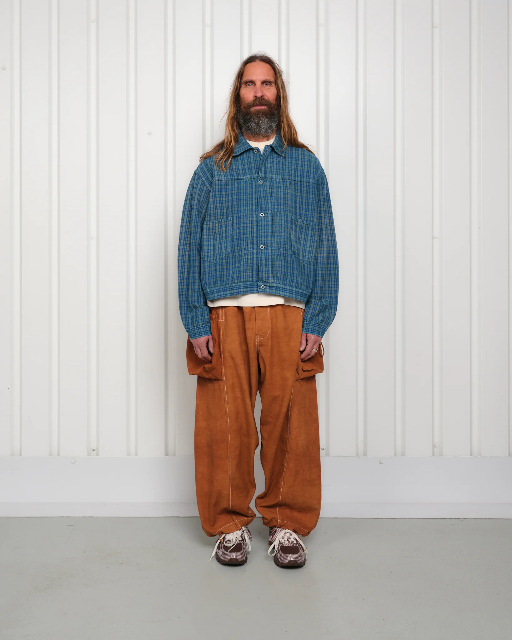 Salt Pants - Brown Contrast Slub - Image 7