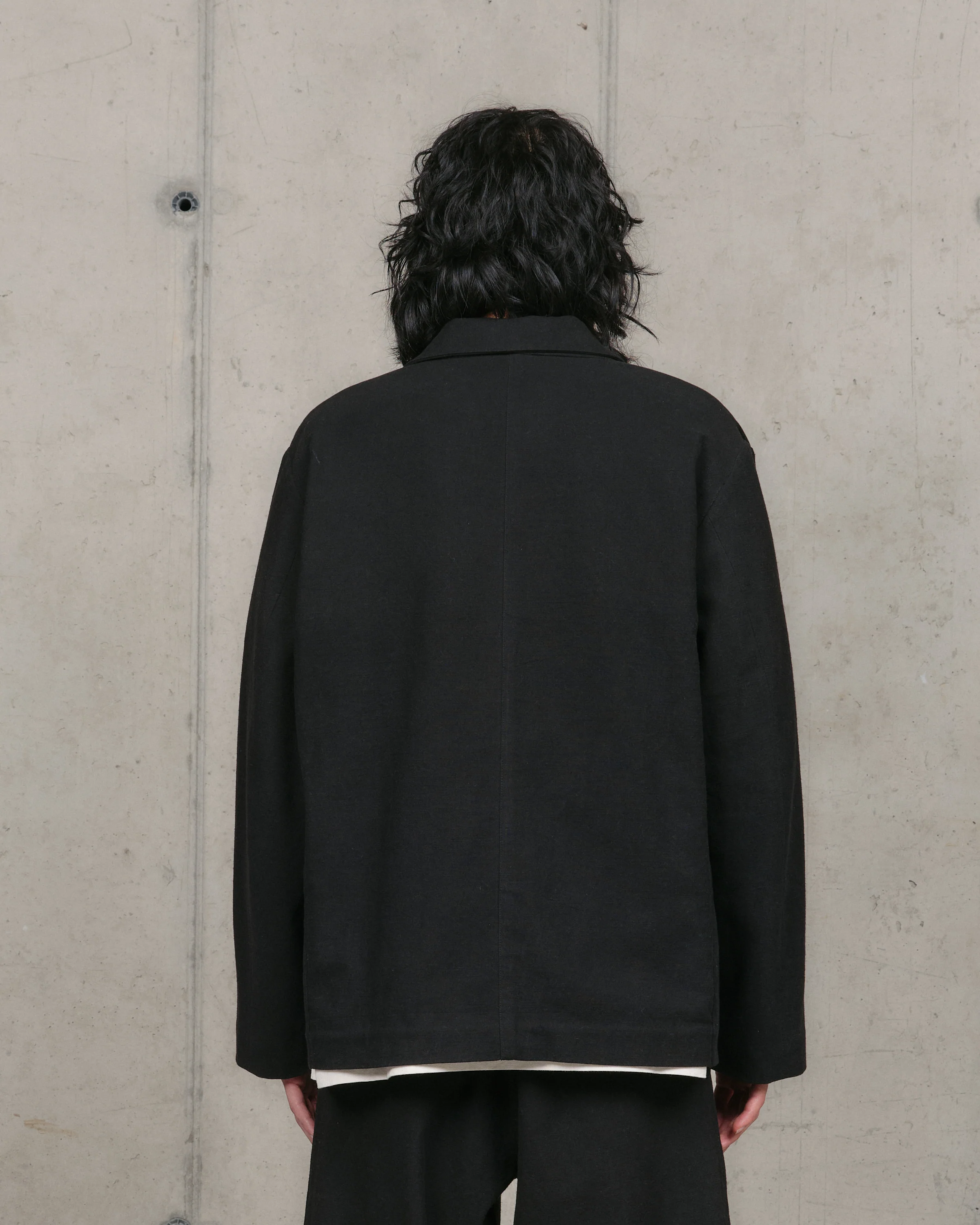 Shale Jacket - Black Slub - Image 11