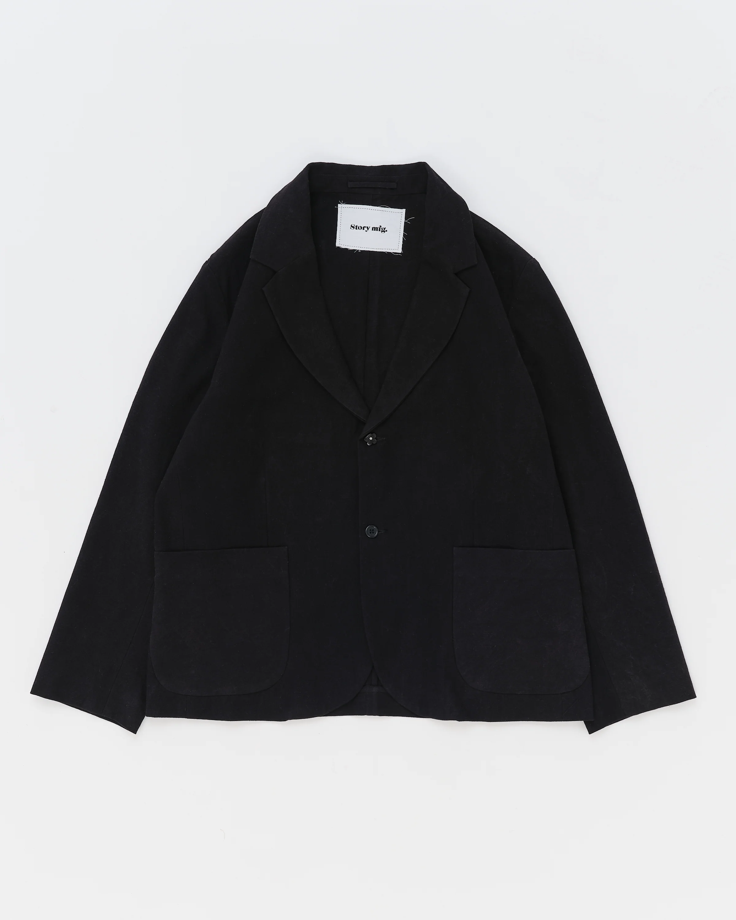 Shale Jacket - Black Slub - Image 3