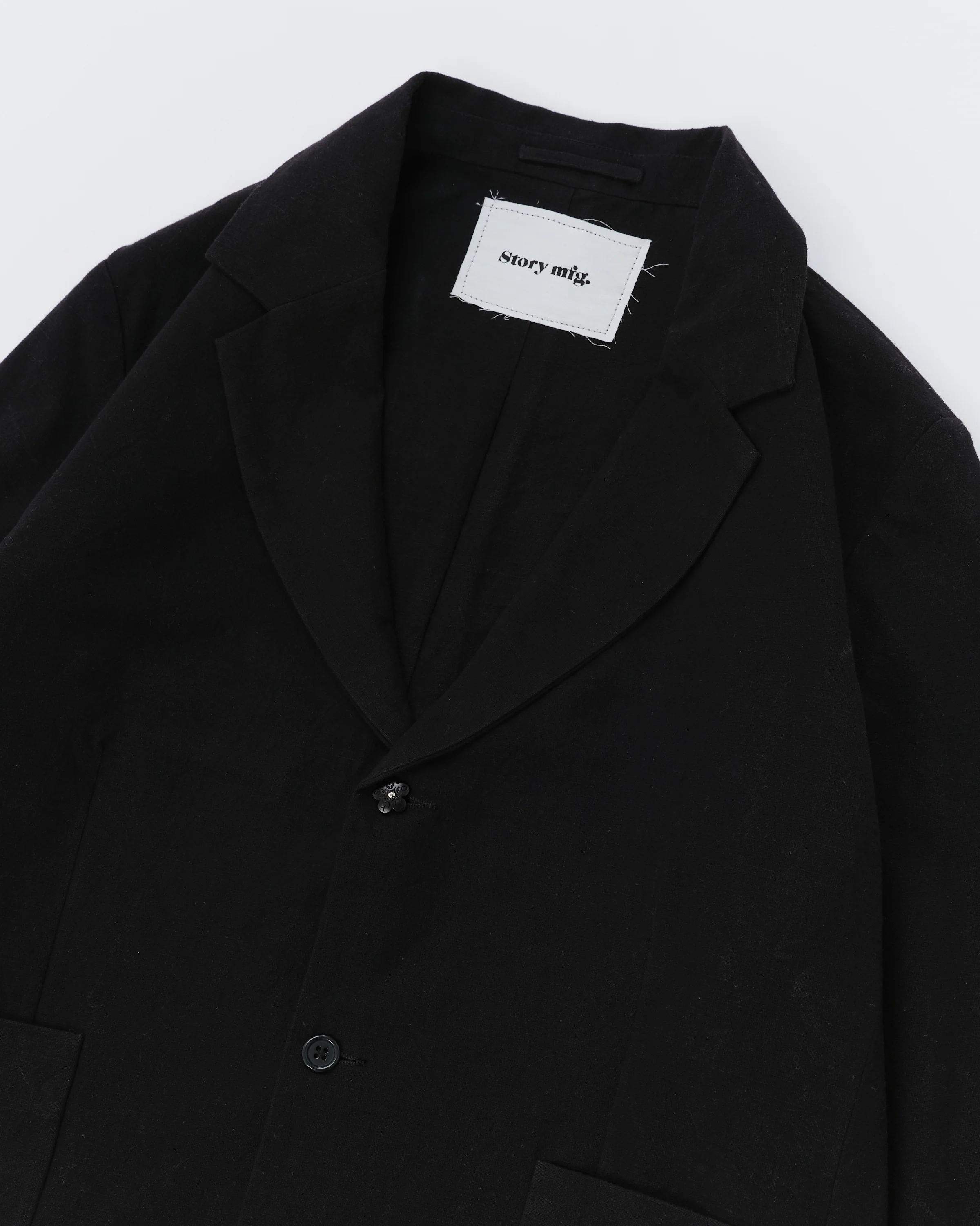 Shale Jacket - Black Slub - Image 5