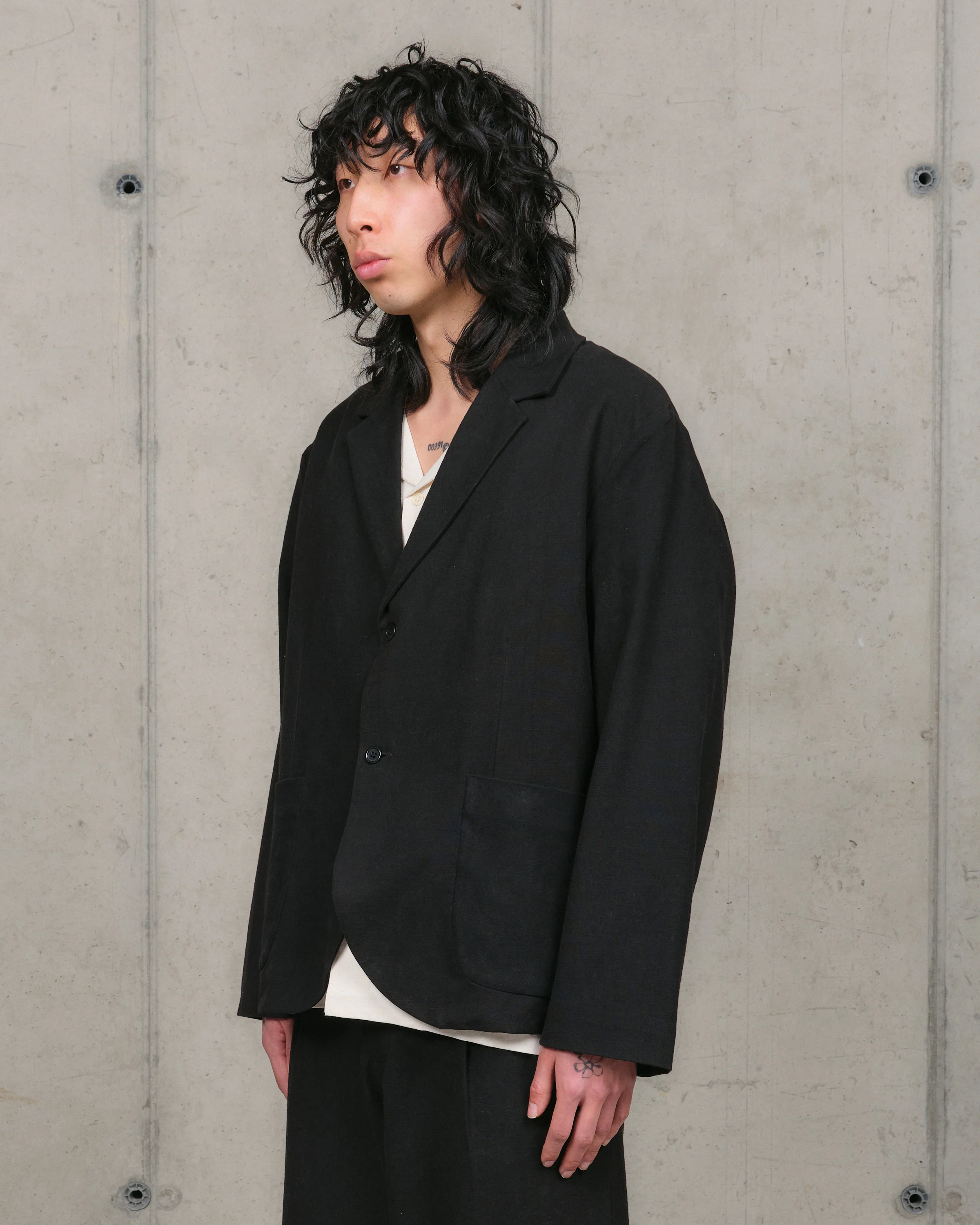 Shale Jacket - Black Slub - Image 6