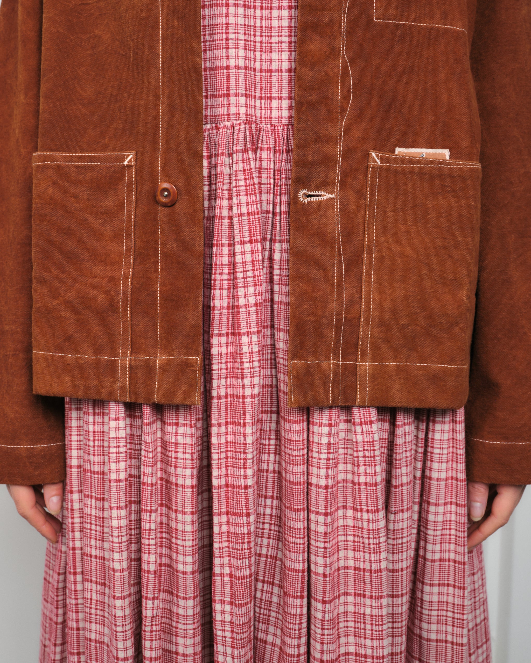 Short on Time Jacket - Brown Wonky-Wear - Image 6