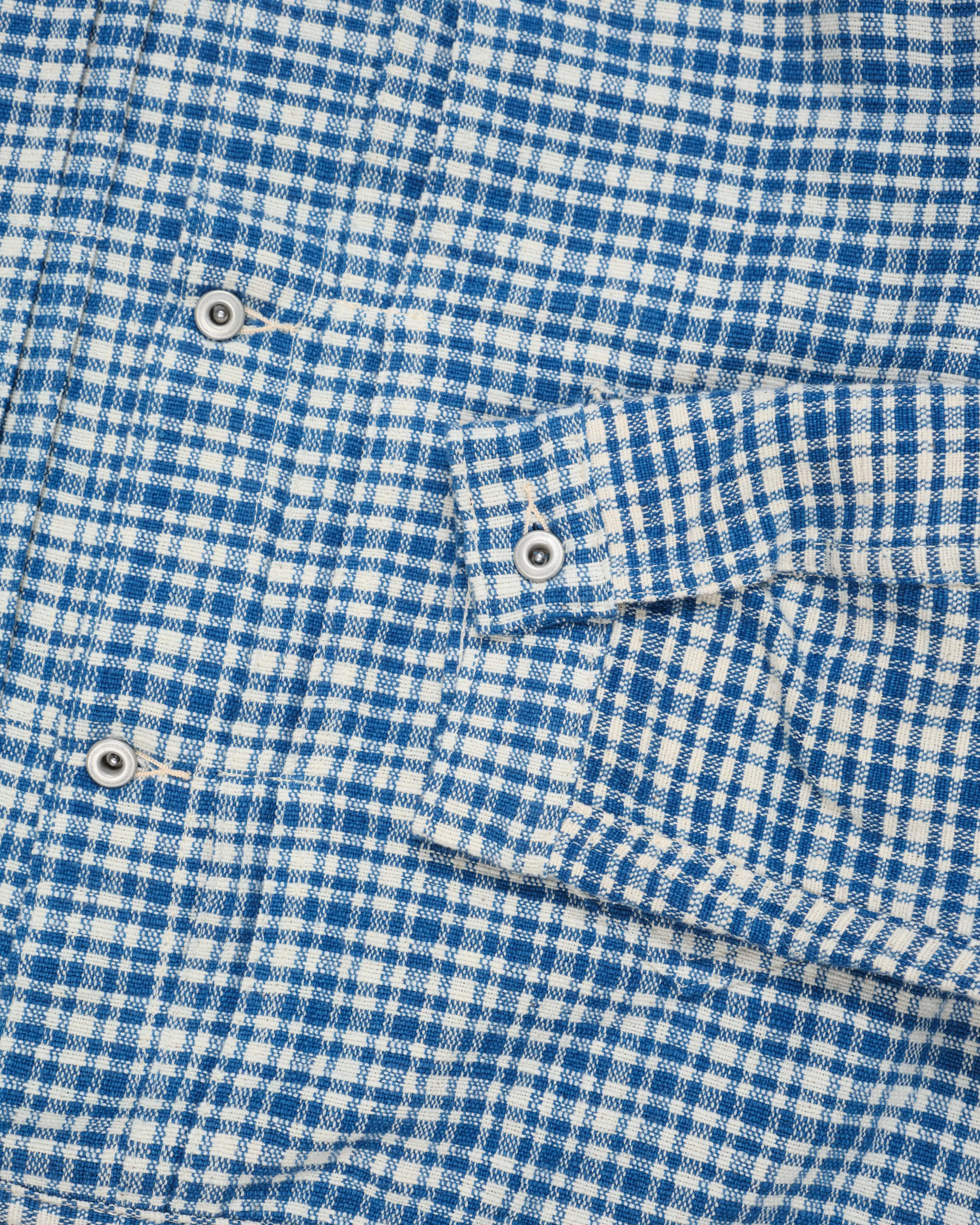 Sundae Jacket - Indigo Check Handloom - Image 6