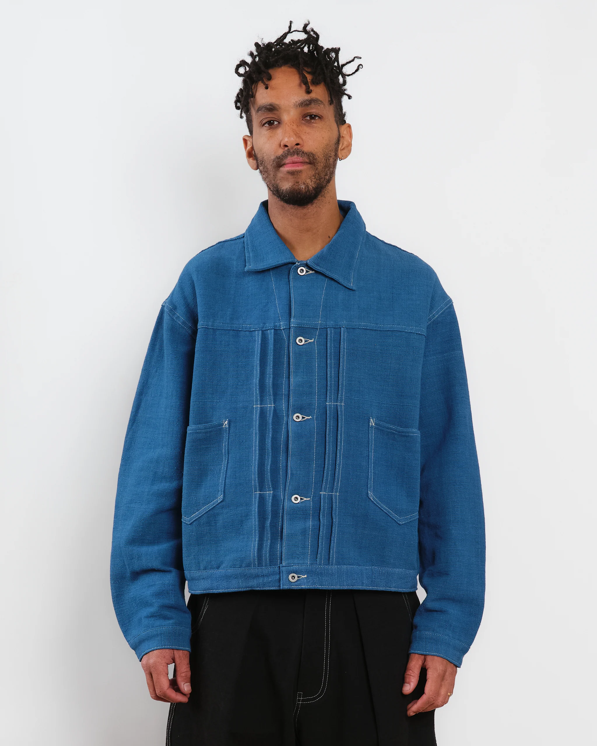 Sundae Jacket - Indigo Handloom - Image 5