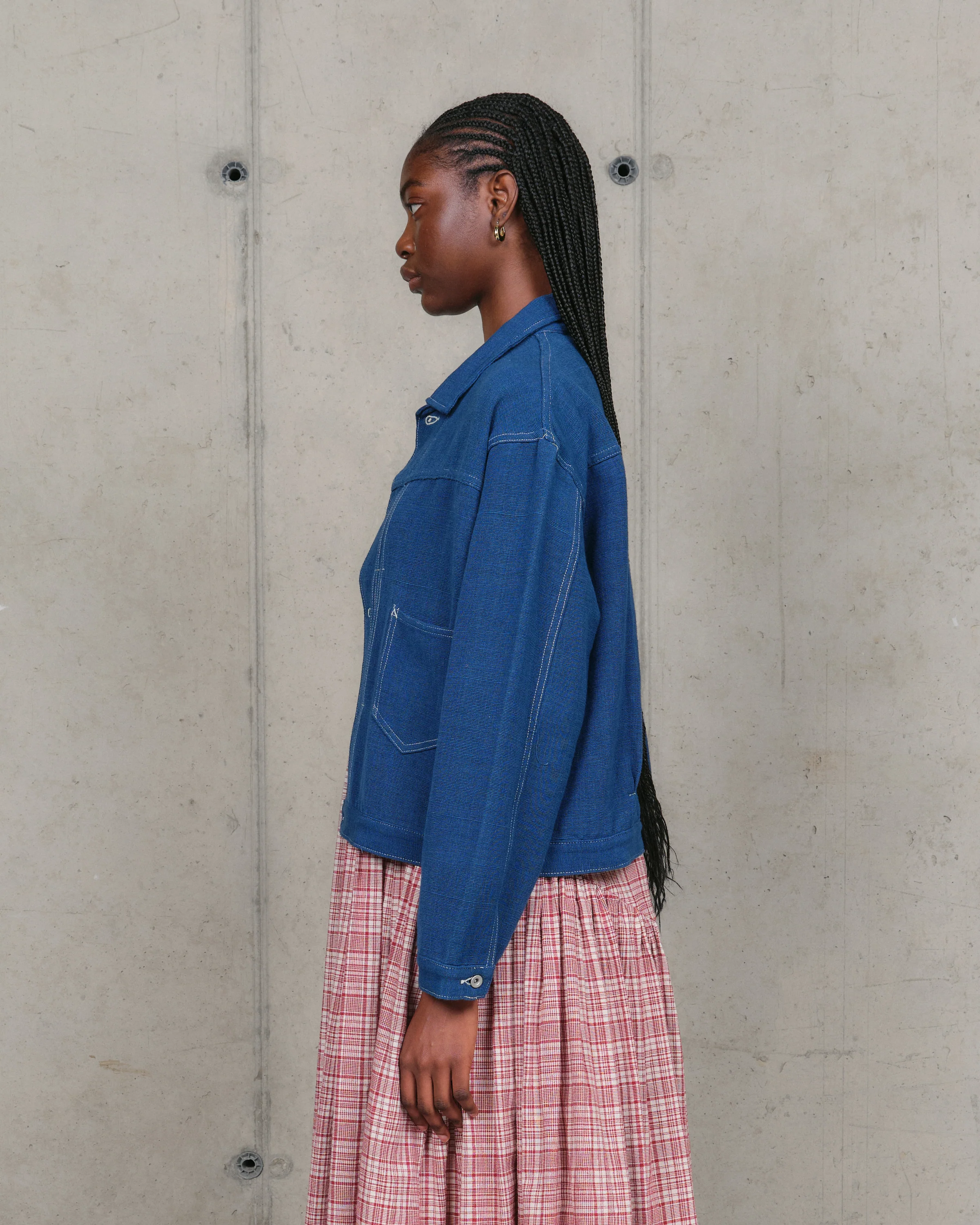 Sundae Jacket - Indigo Handloom - Image 7