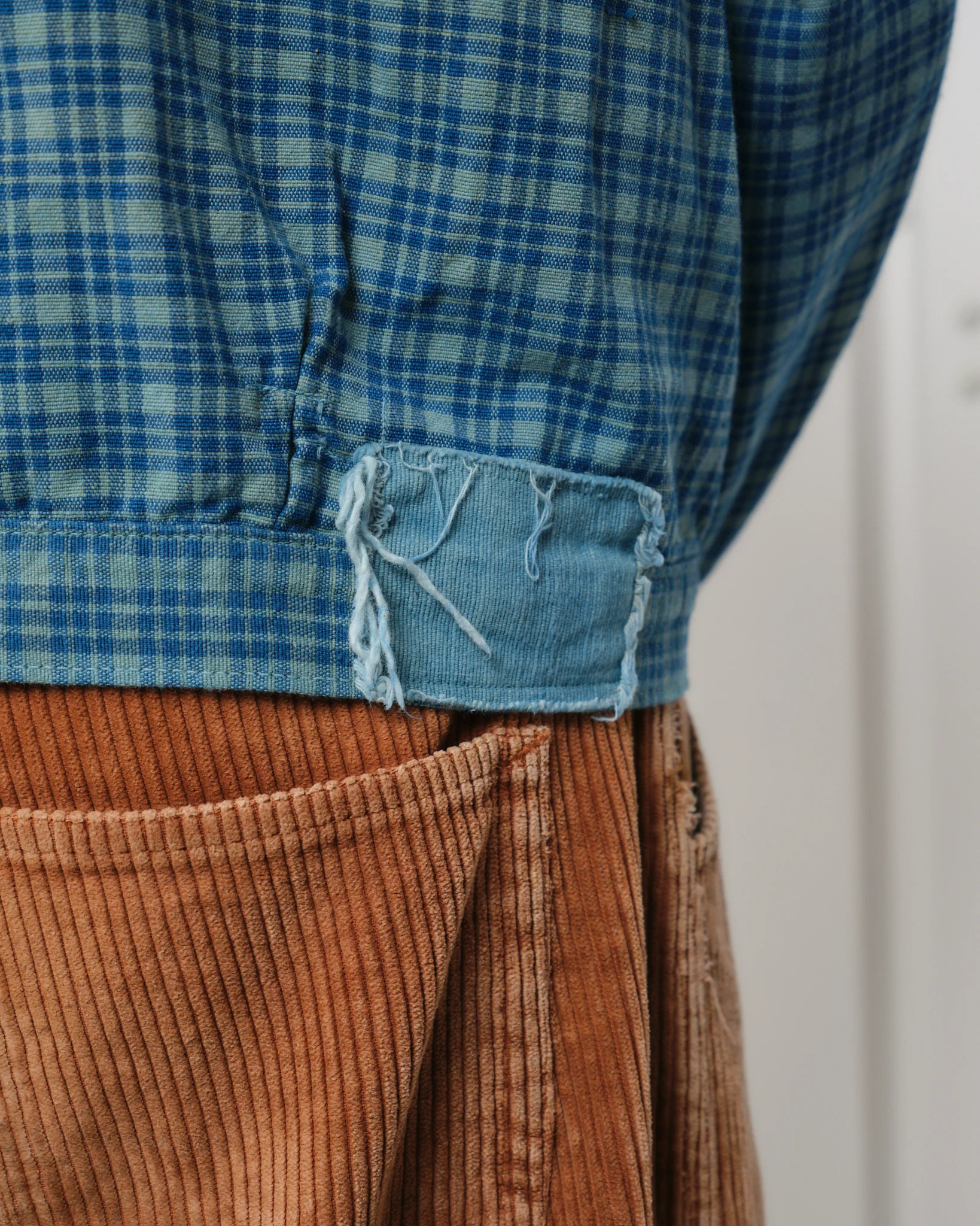 Sundae Jacket - Indigo Mud Check - Image 5