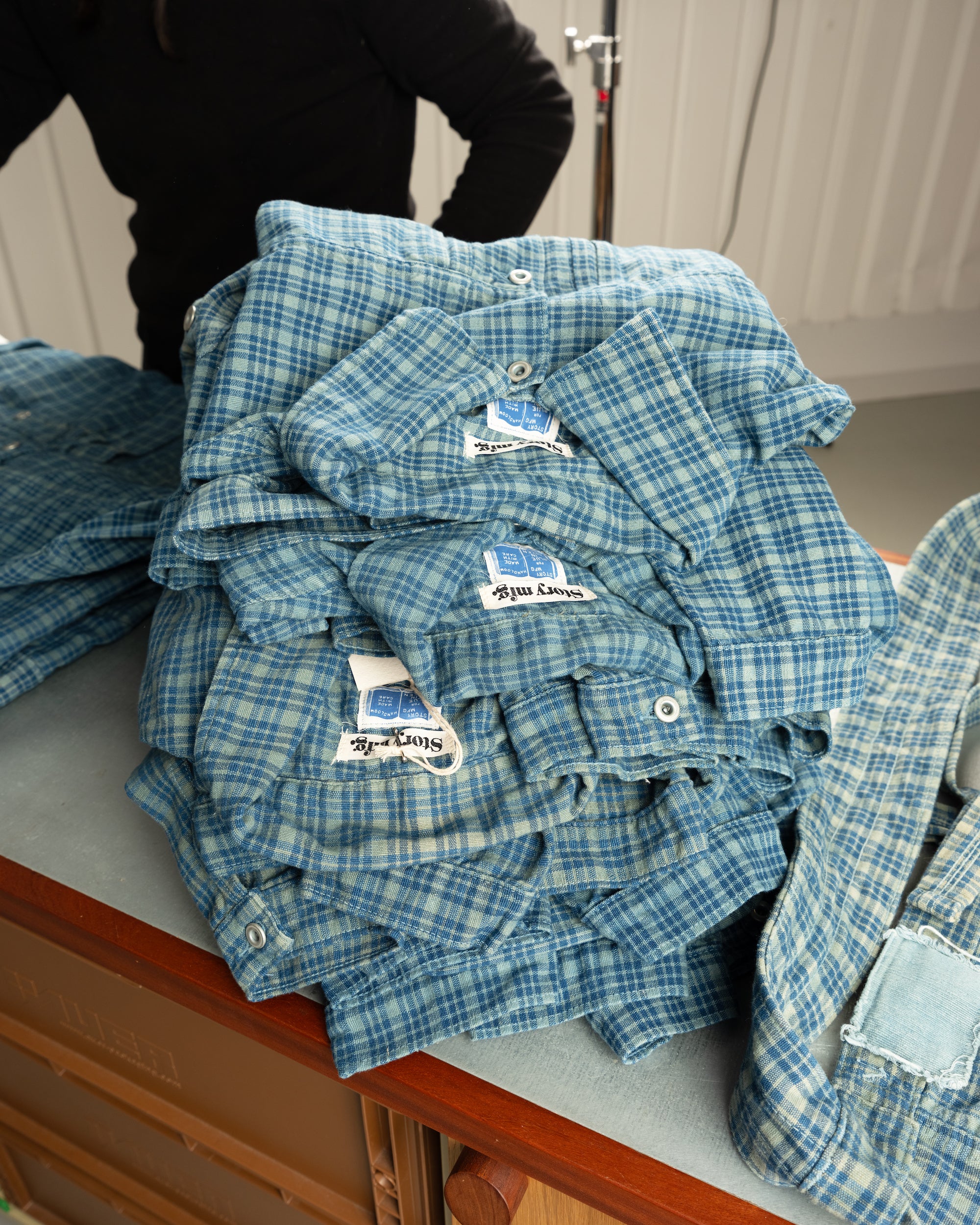 Sundae Jacket - Indigo Mud Check - Image 7