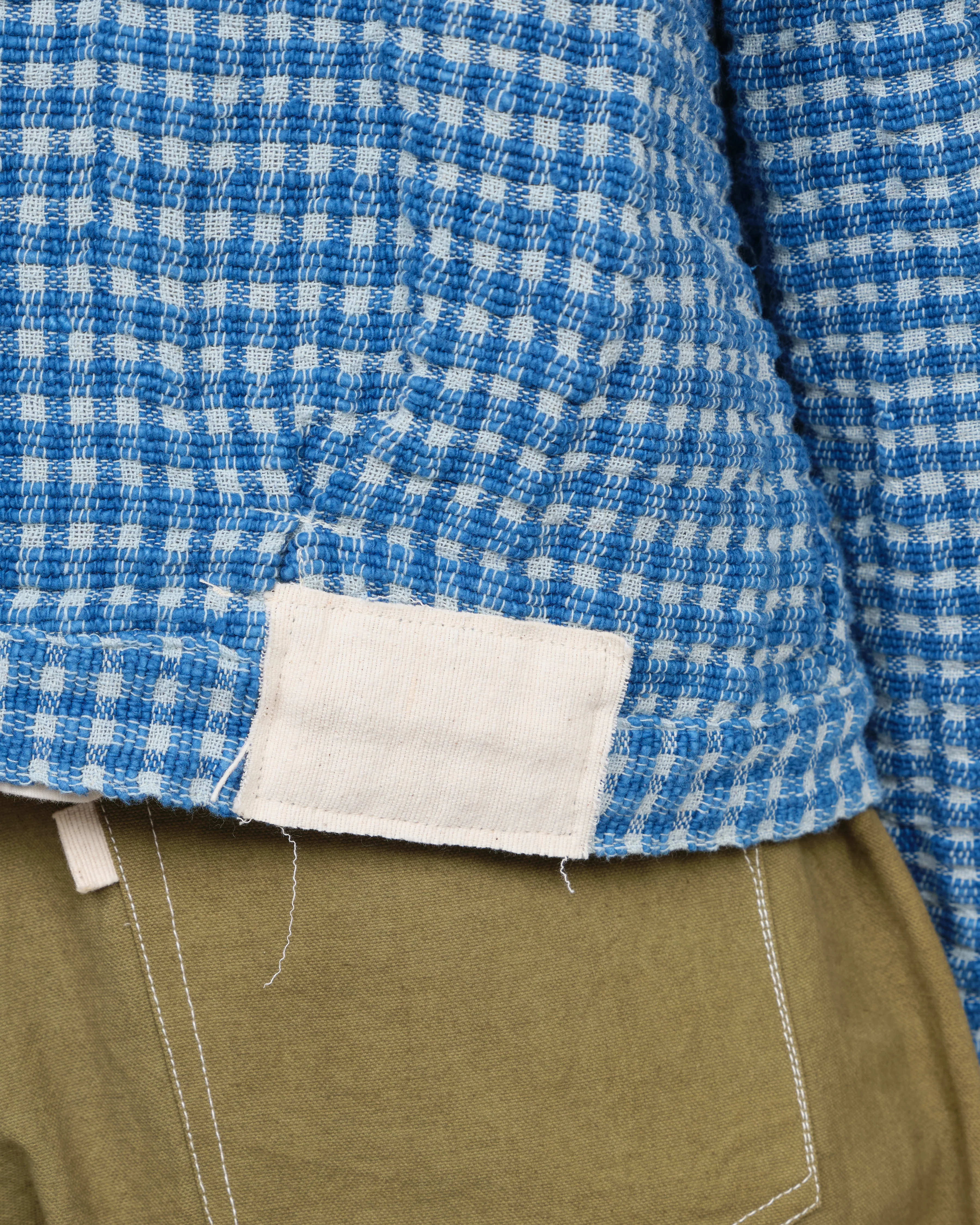 Sundae Jacket - Indigo Wobbly Waffle - Image 8