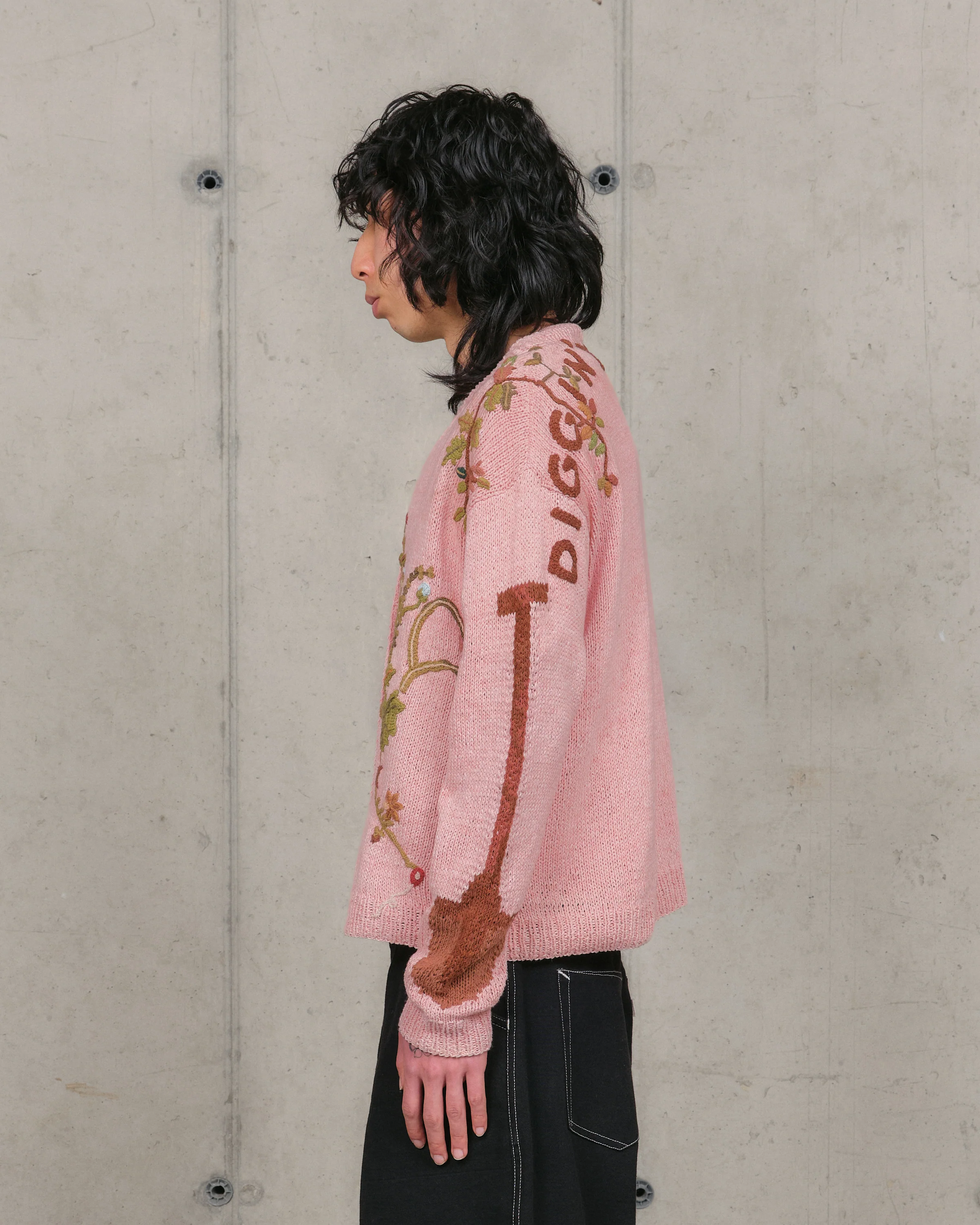 Sunwell Knit Cardigan - Pink Diggin' The Earth - Image 10