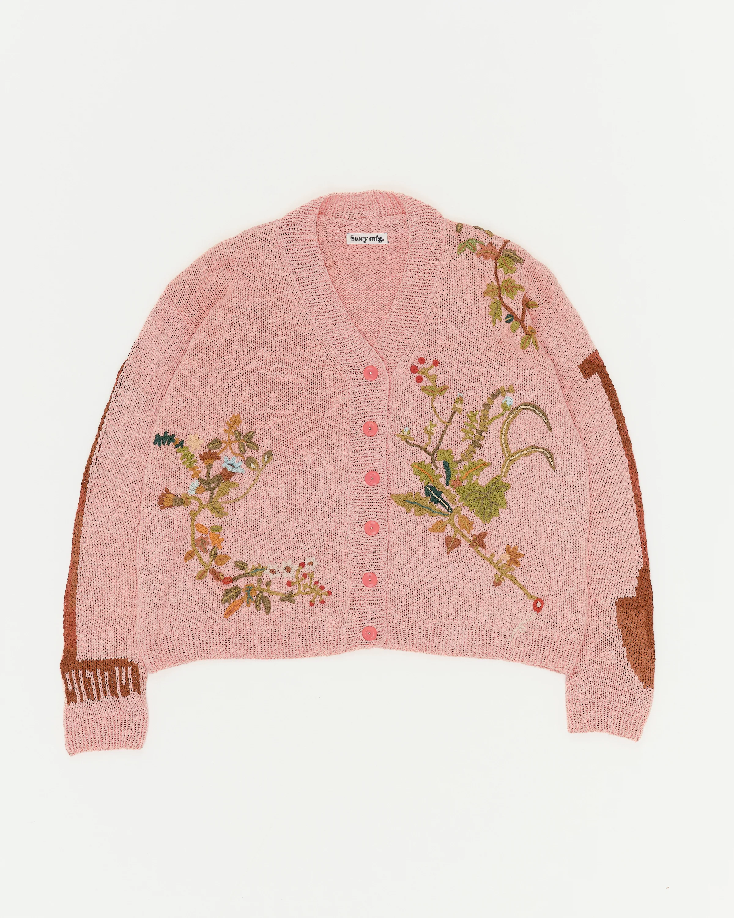 Sunwell Knit Cardigan - Pink Diggin' The Earth - Image 3
