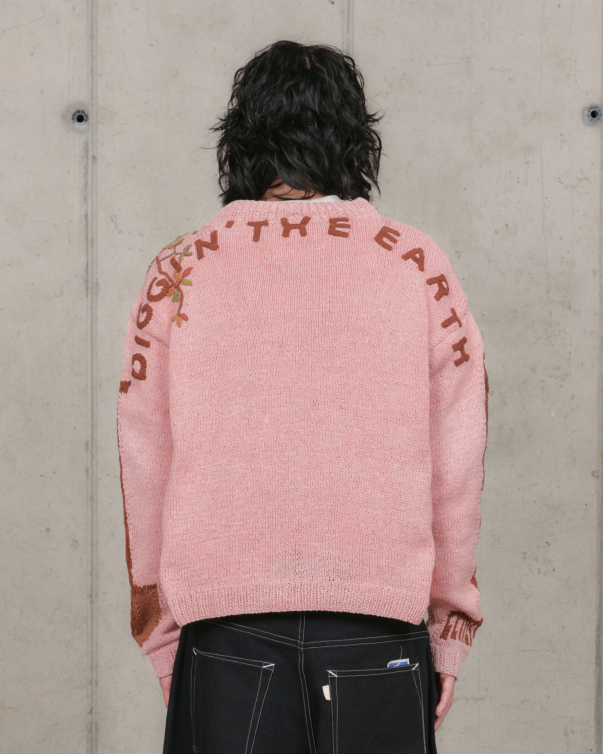 Sunwell Knit Cardigan - Pink Diggin' The Earth - Image 8